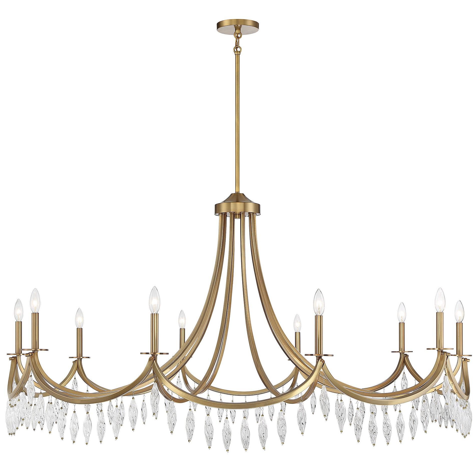 Kameron 60 Inch 10 Light Chandelier by Savoy House