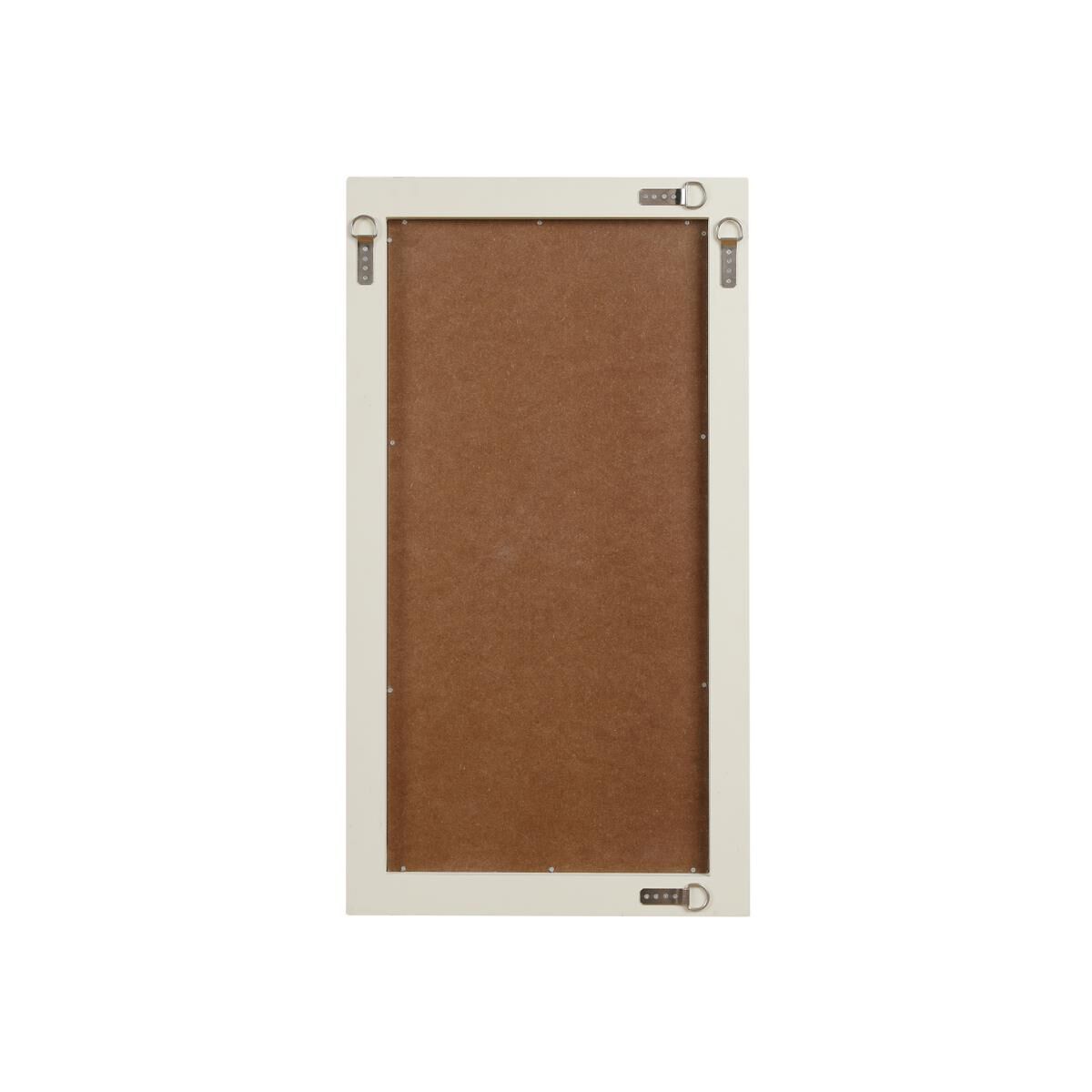 Rectangular mirror 36x20 inch in chevron Wall Mirror by Elegant Decor