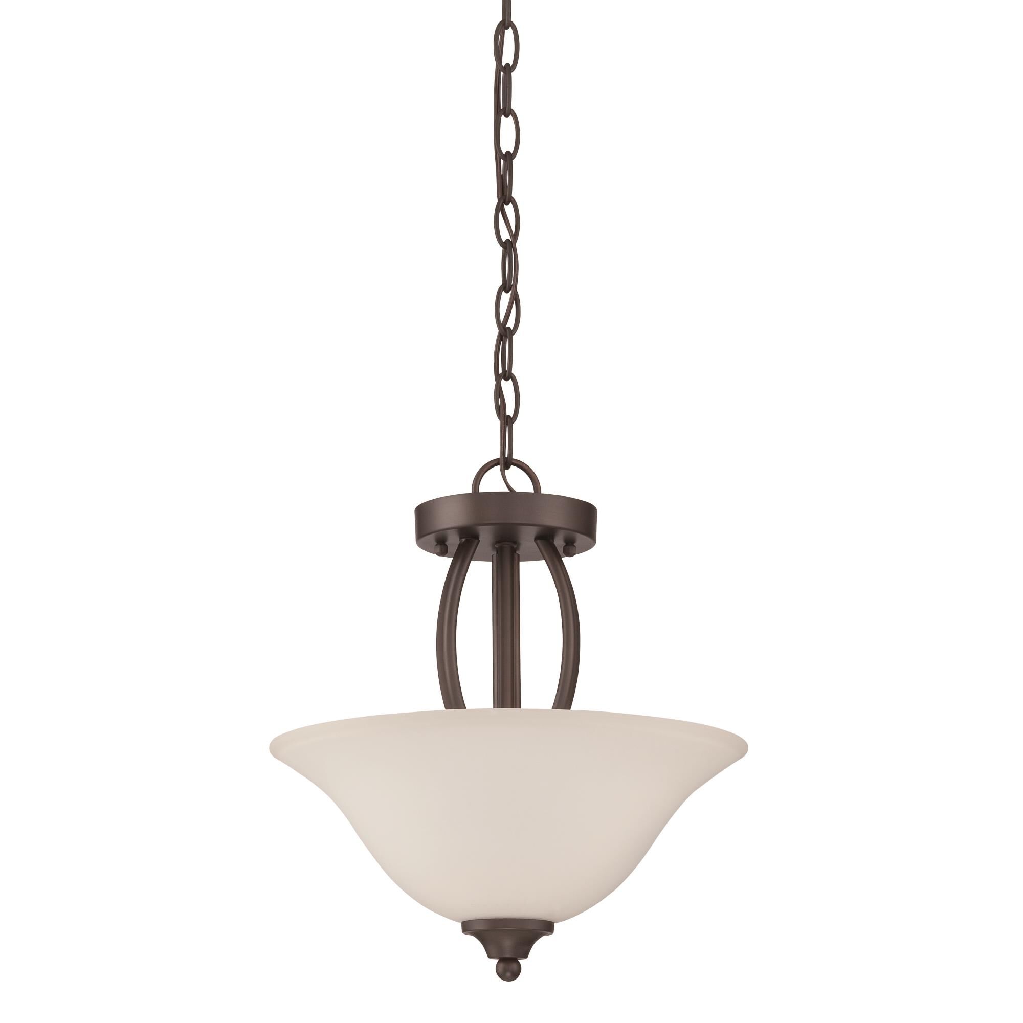 Northlake 14 Inch 2 Light Semi Flush Mount by Craftmade