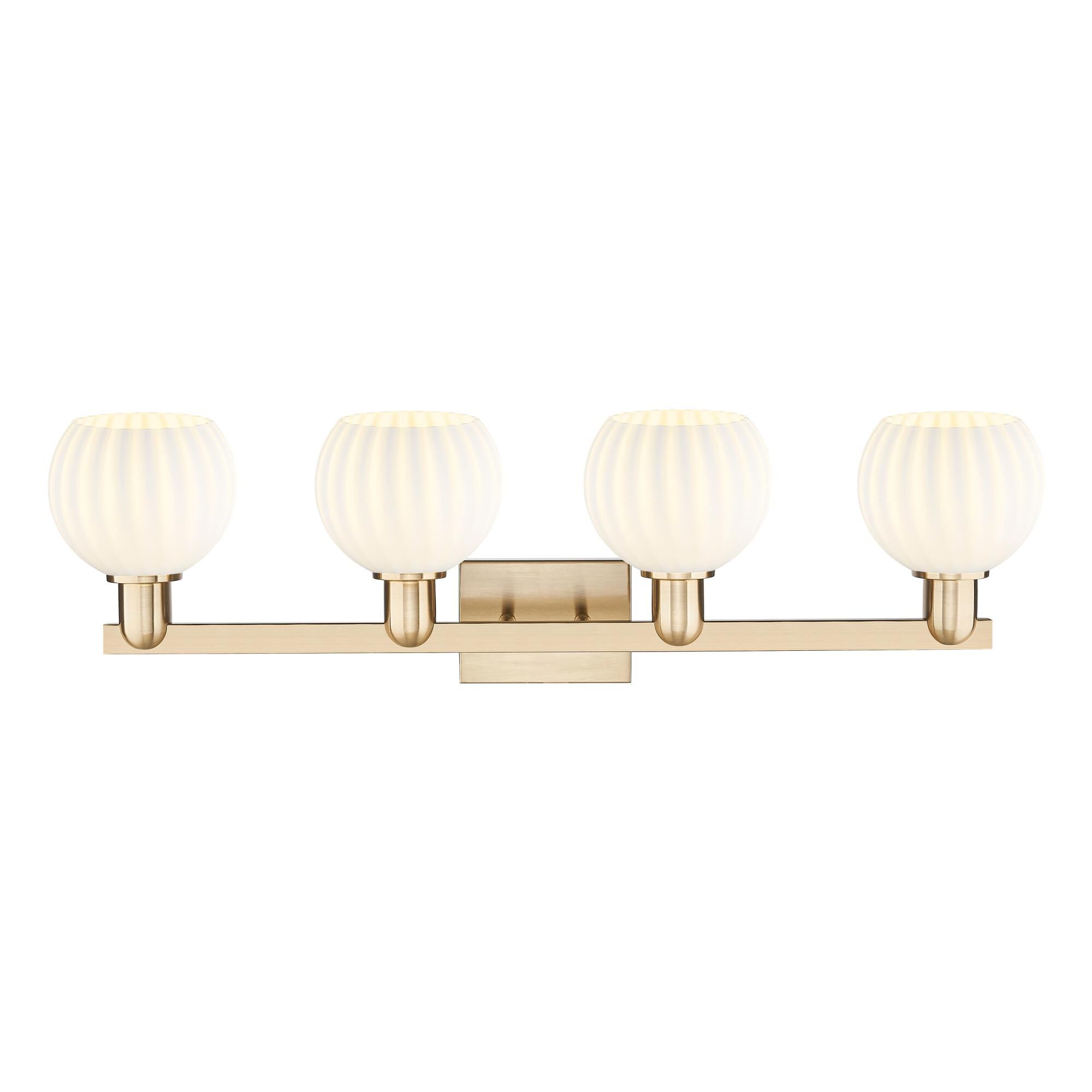 Bruno Marashlian White Venetian 33 Inch Bath Vanity Light by Innovations Lighting