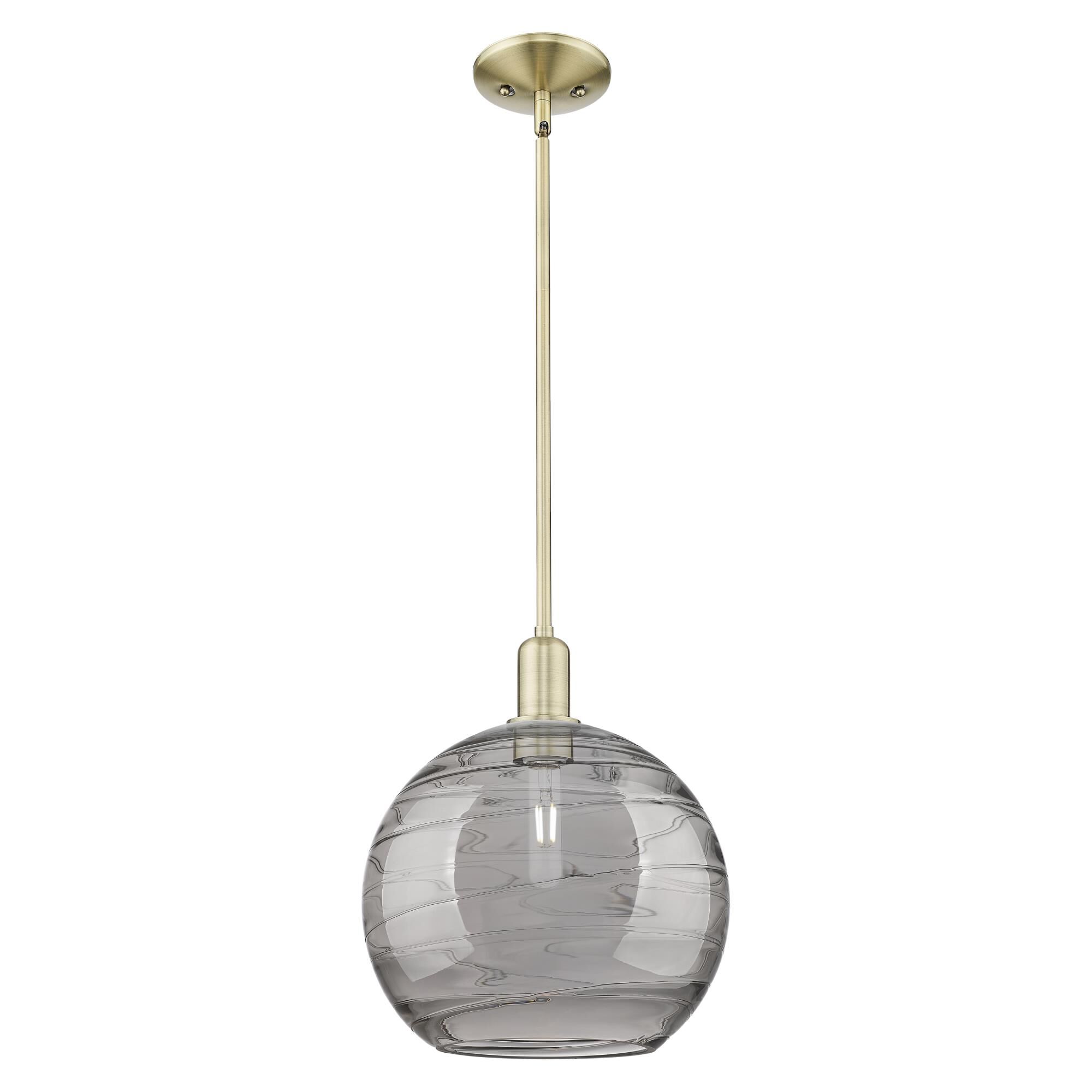 Bruno Marashlian Athens Deco Swirl 12 Inch Mini Pendant by Innovations Lighting