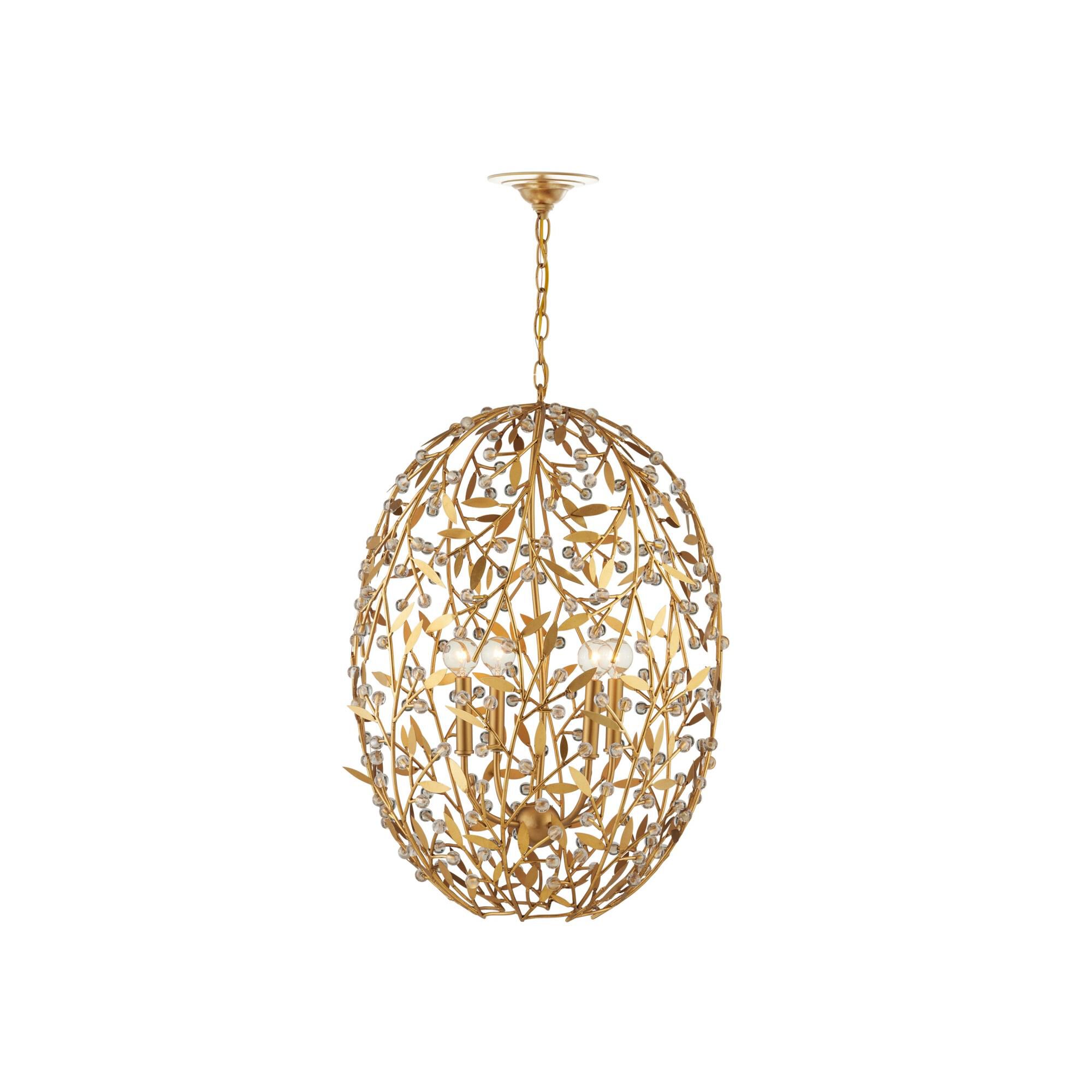 Secret Garden 21 Inch Mini Chandelier by Currey and Company