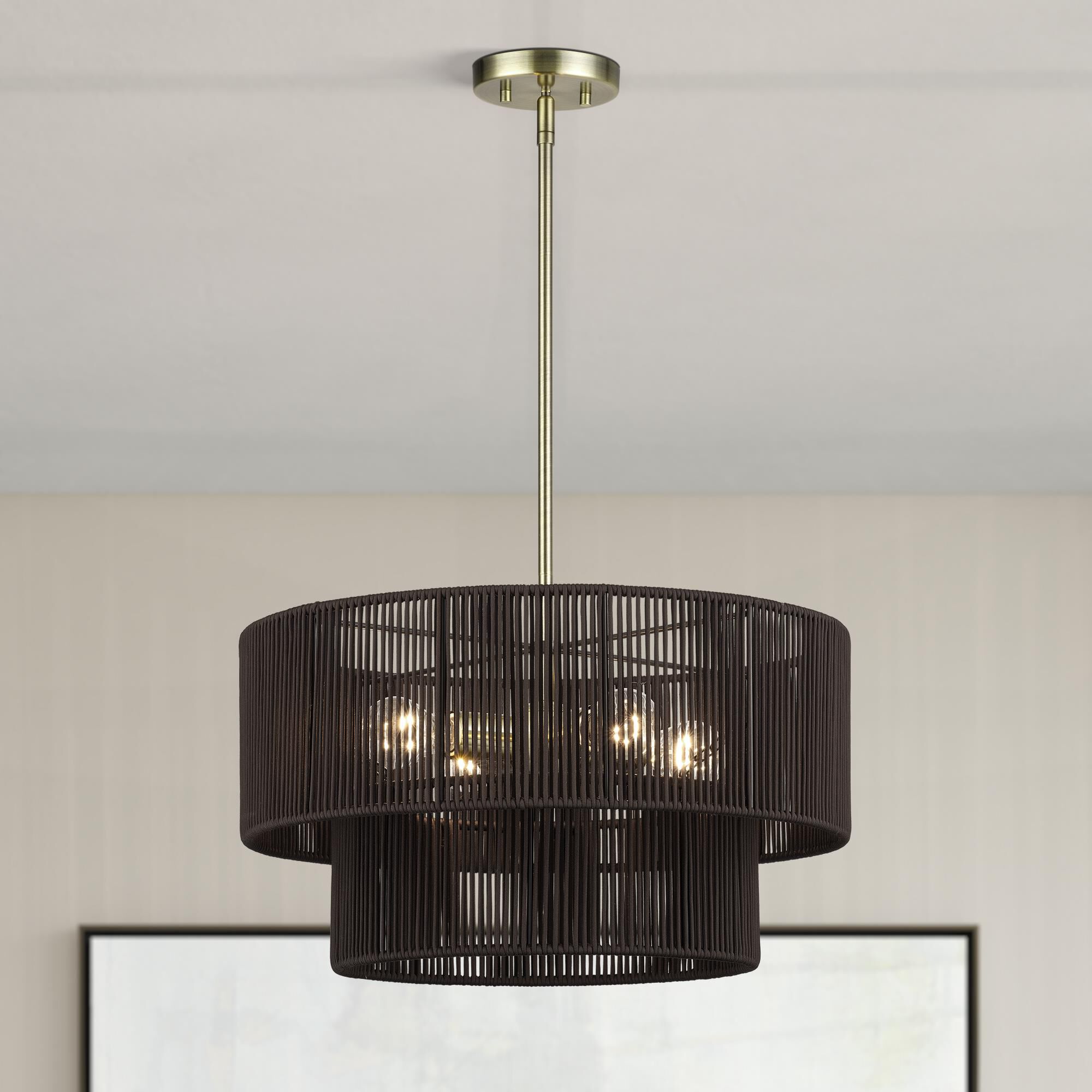 Acordia 20 Inch Large Pendant by Livex Lighting