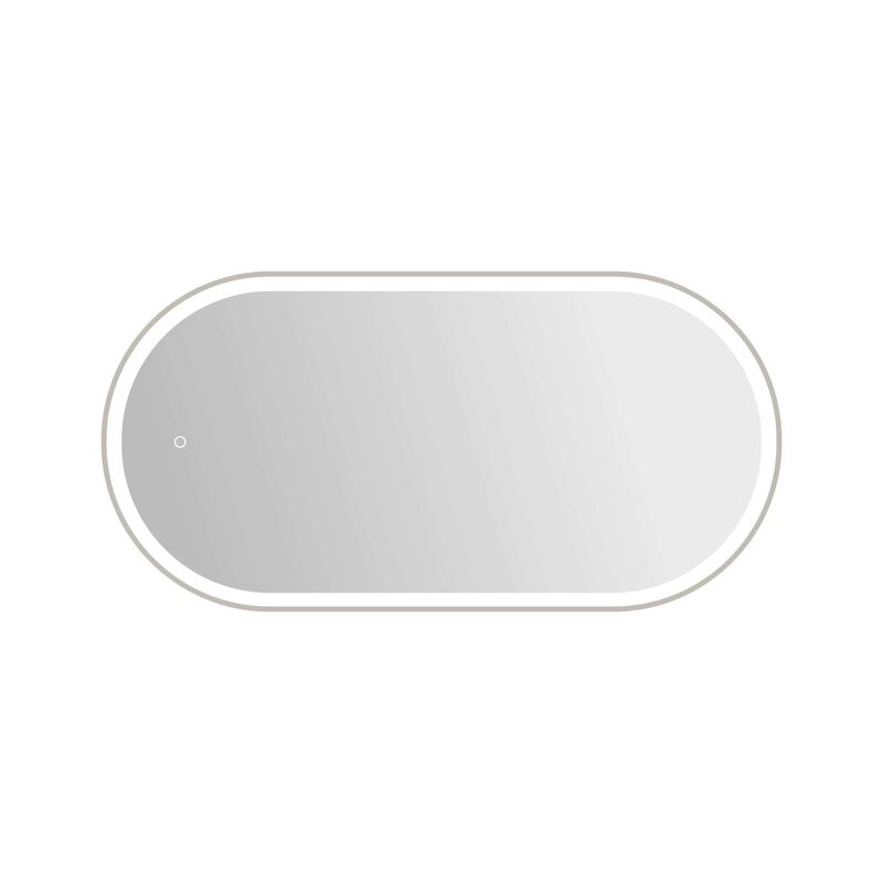 Harmoni 48 Inch Oval LED Lighted Mirror by Elegant Decor