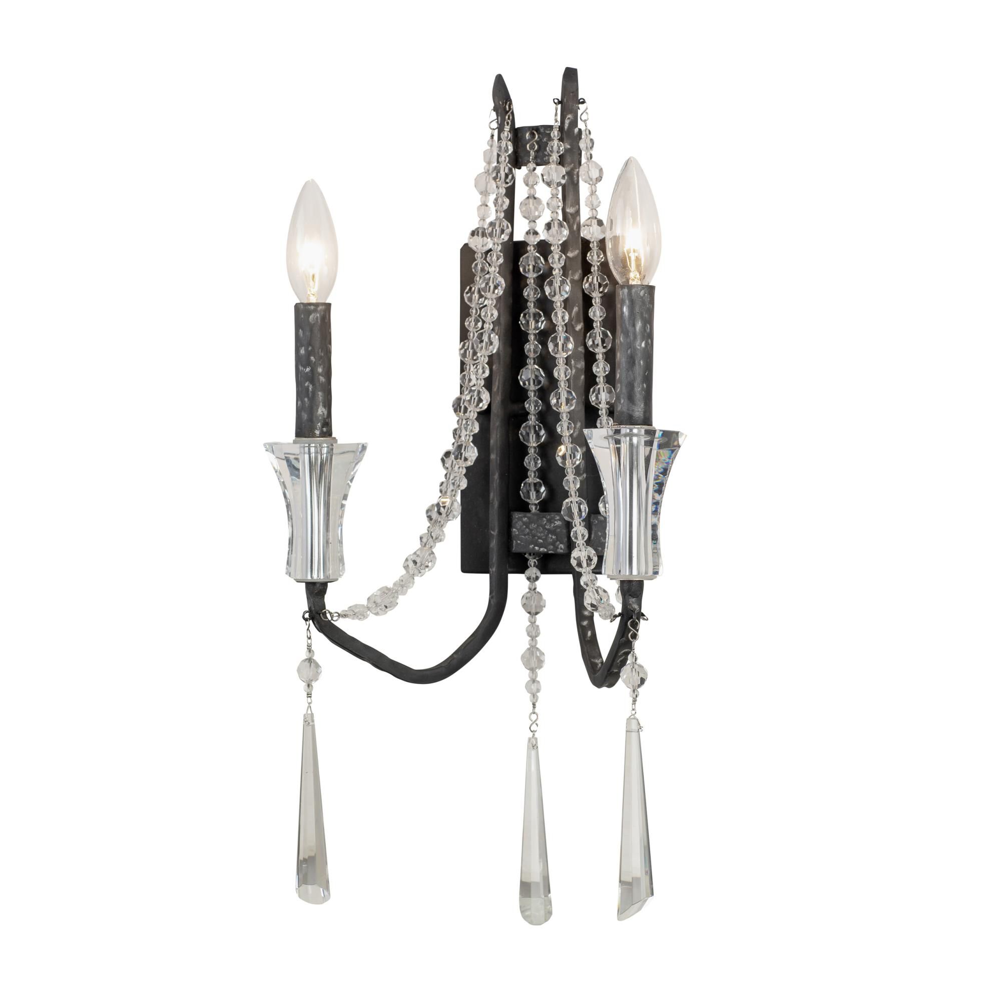 Shown in Onyx finish and Clear Heirloom-Quality Optic crystal