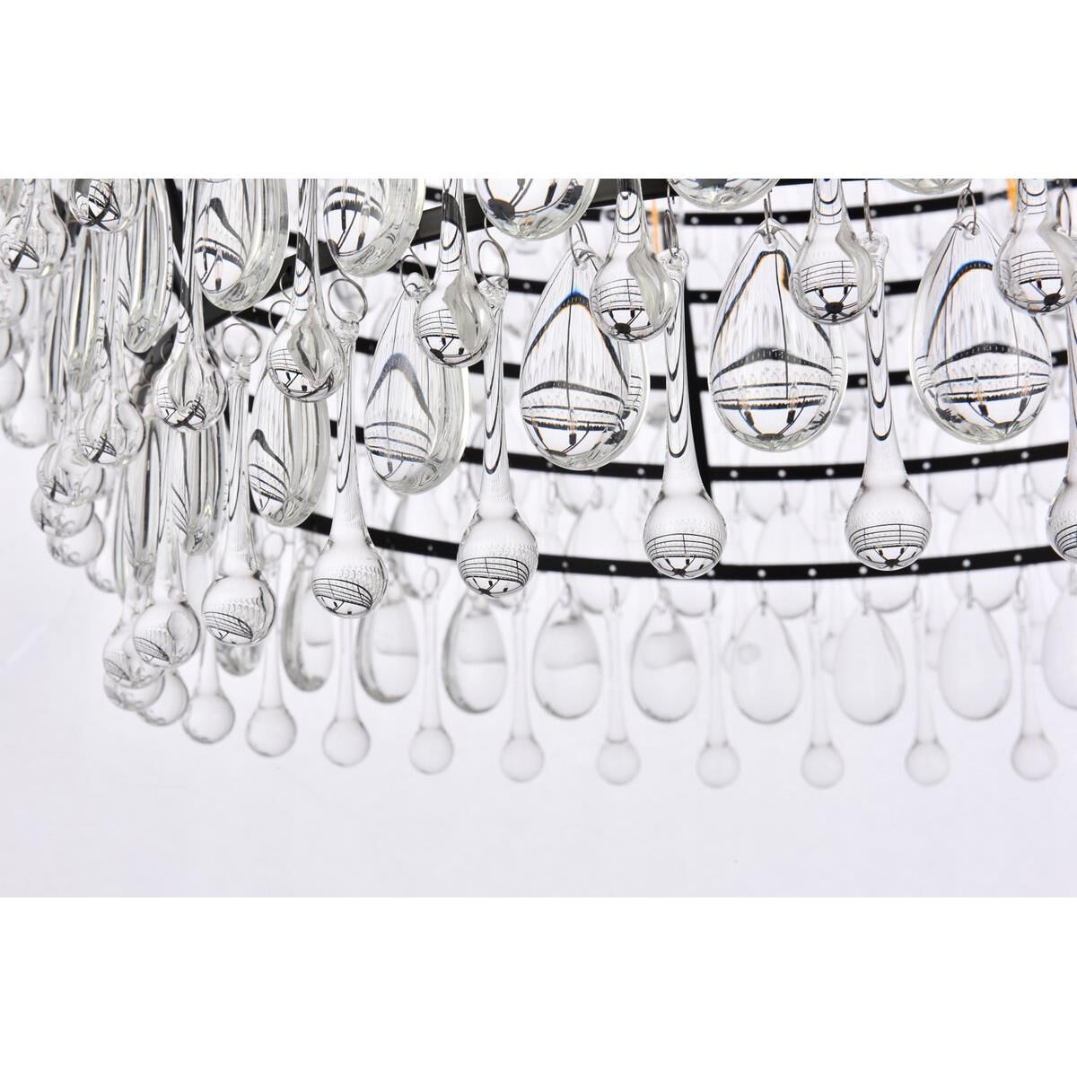 Nordic 28 Inch 6 Light Chandelier by Elegant Lighting