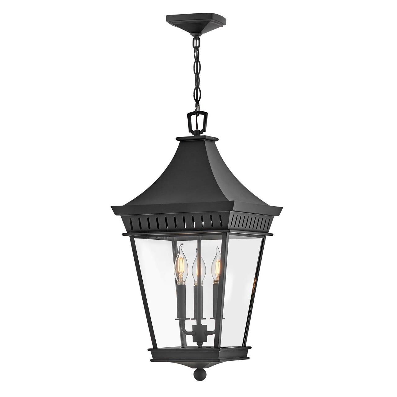 Chapel Hill 26 Inch Tall 3 Light LED Outdoor Hanging Lantern by Hinkley Lighting