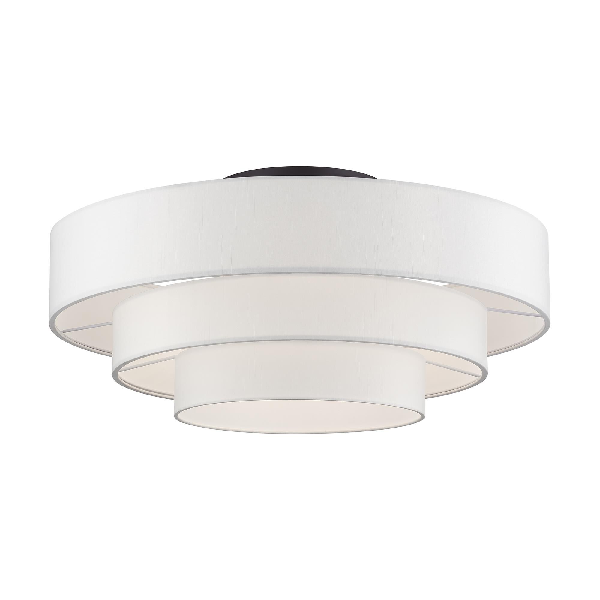 Manorwood 28 Inch Semi Flush Mount by Livex Lighting