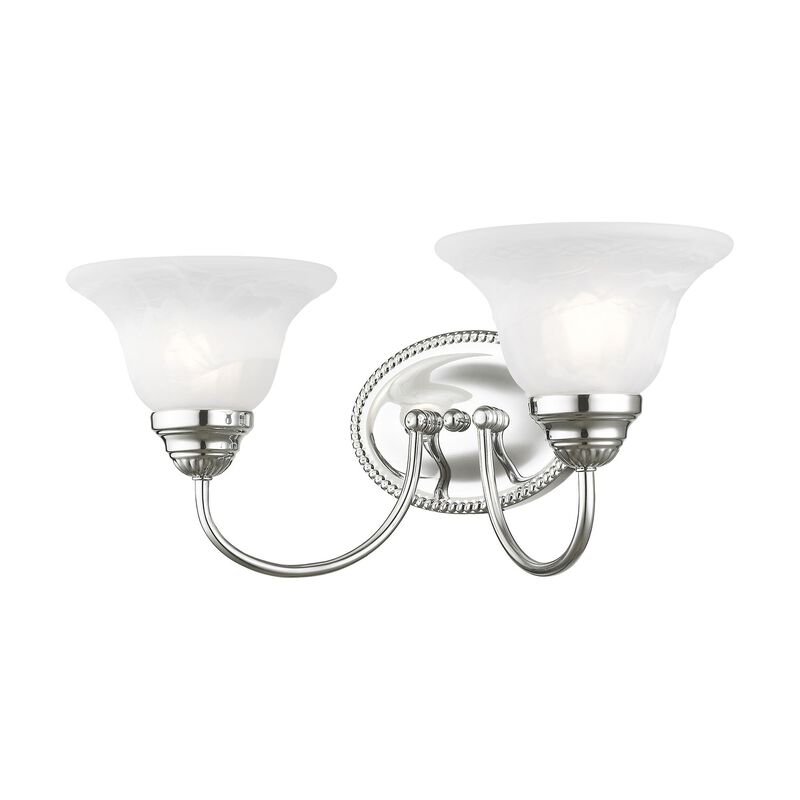 Edgemont 17 Inch 2 Light Bath Vanity Light by Livex Lighting