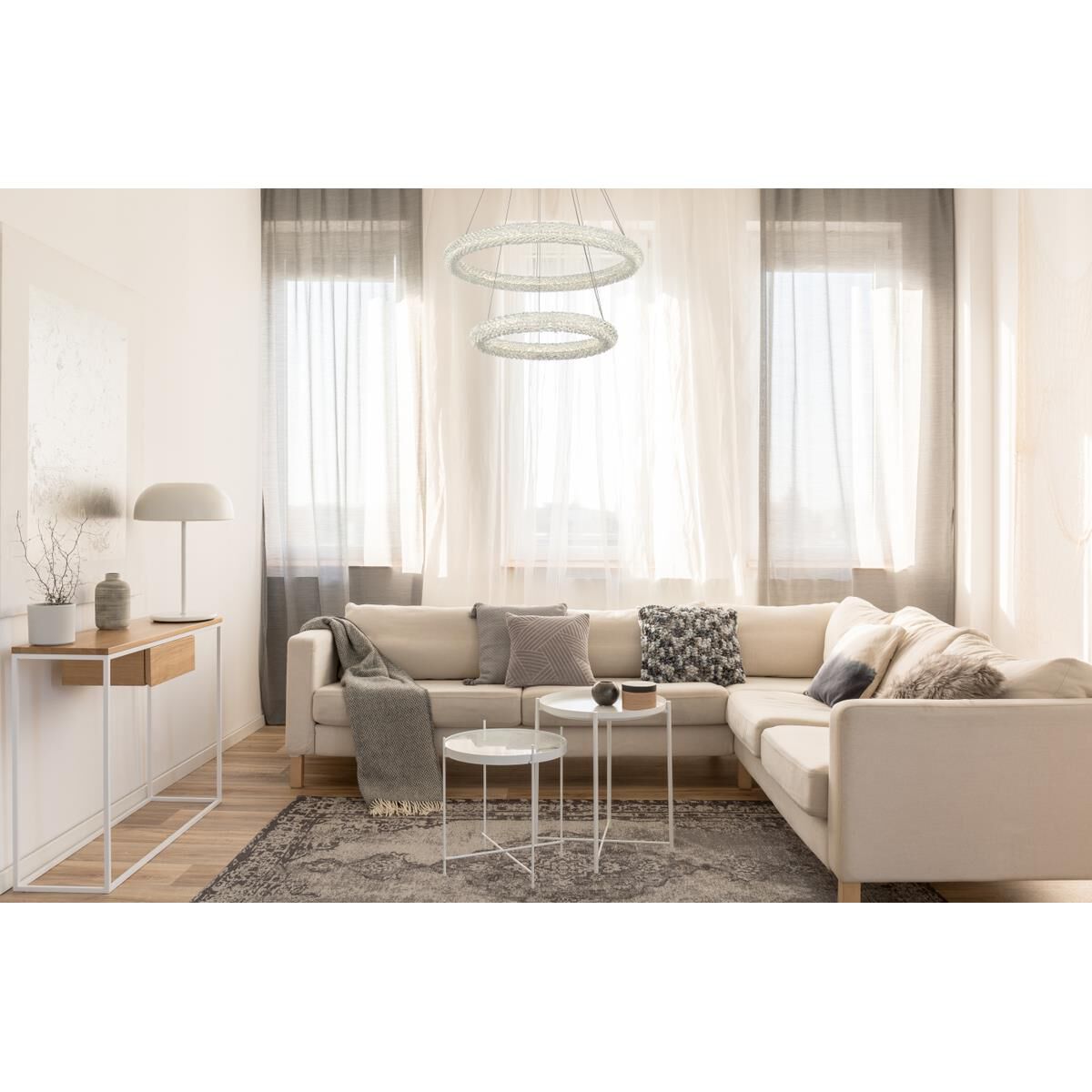 Bowen 28 Inch Chandelier by Elegant Lighting