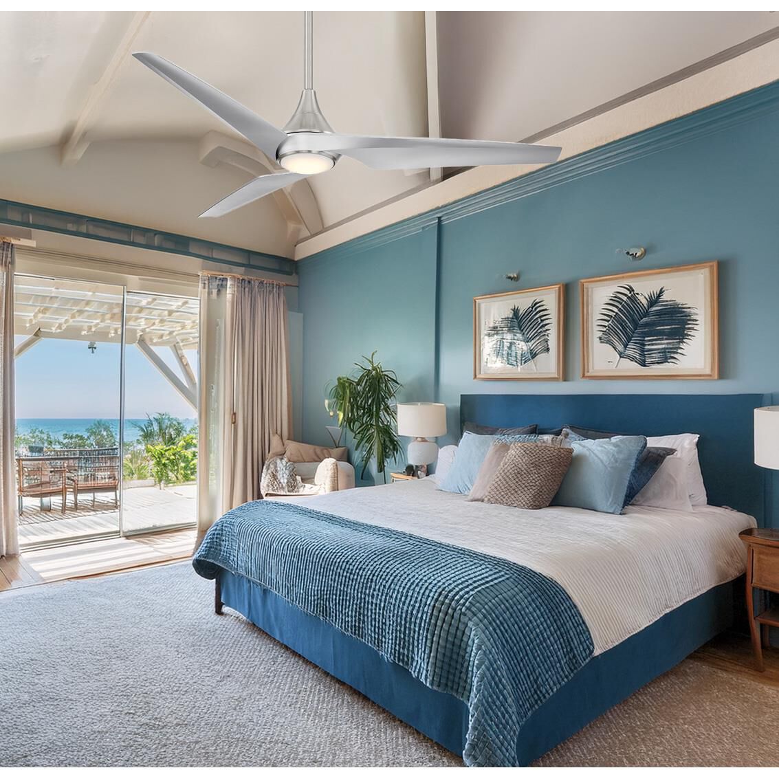 Switch 60 Inch Ceiling Fan with Light Kit by Minka Aire