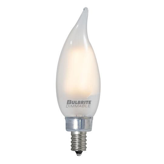 Dimmable 3.60 Watt 2700K CA10 LED Light Bulb,