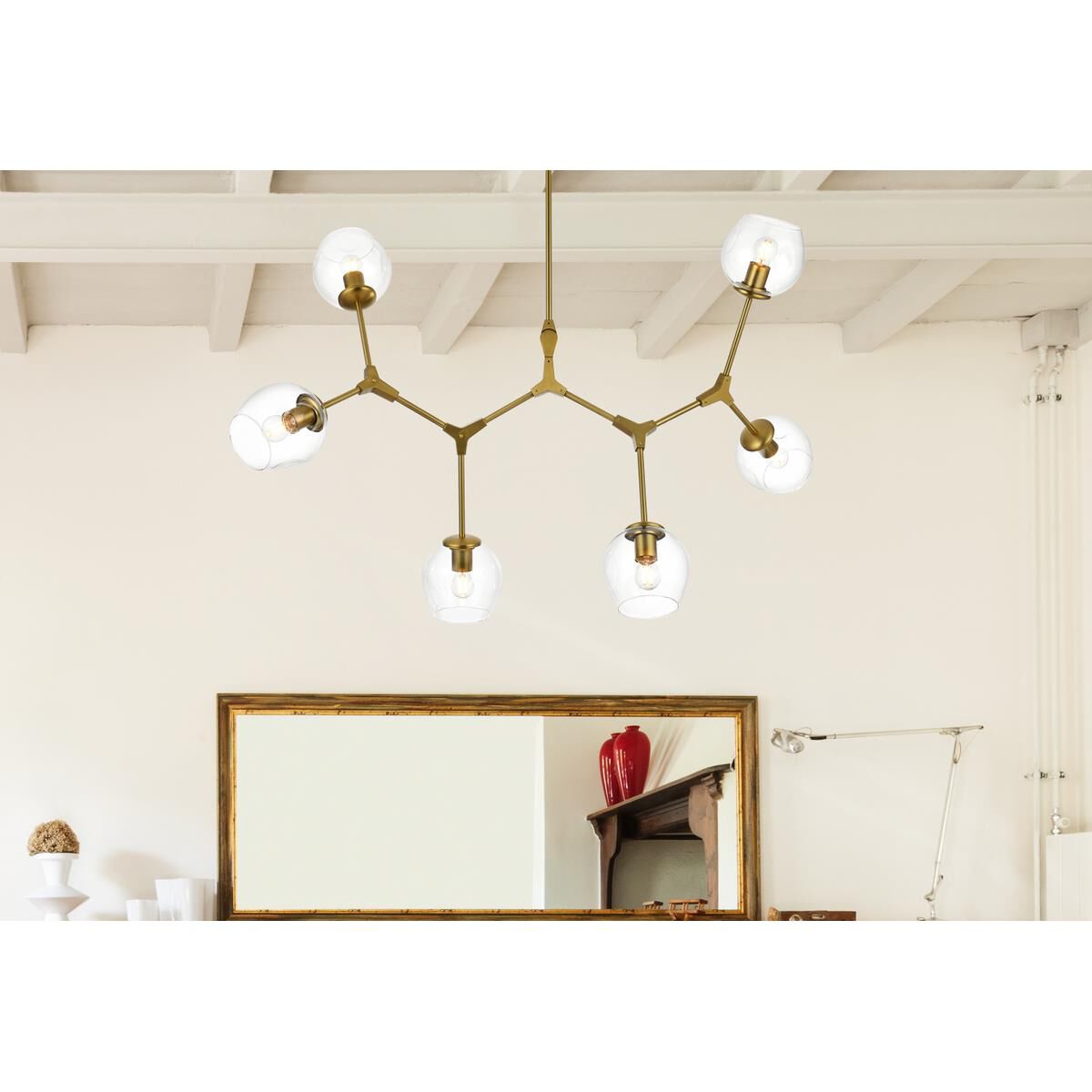 Shown in Brass finish