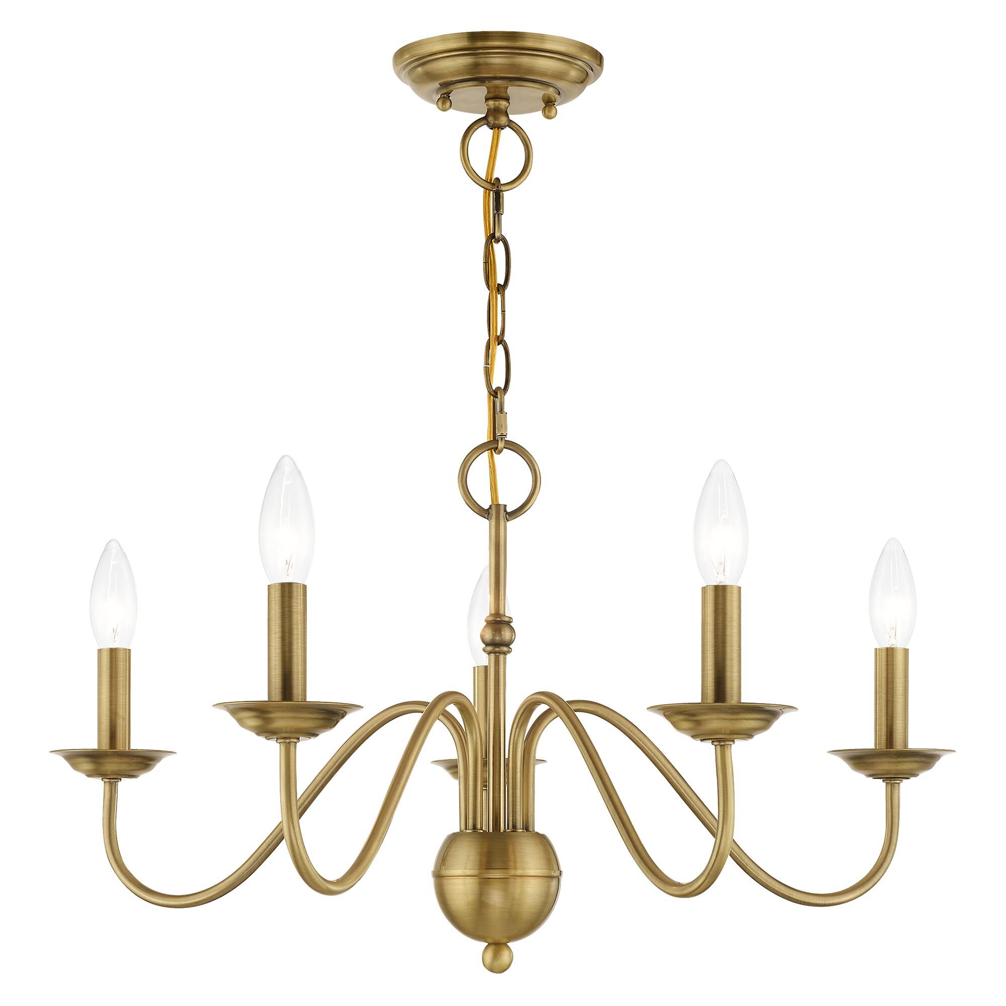 Shown in Antique Brass finish