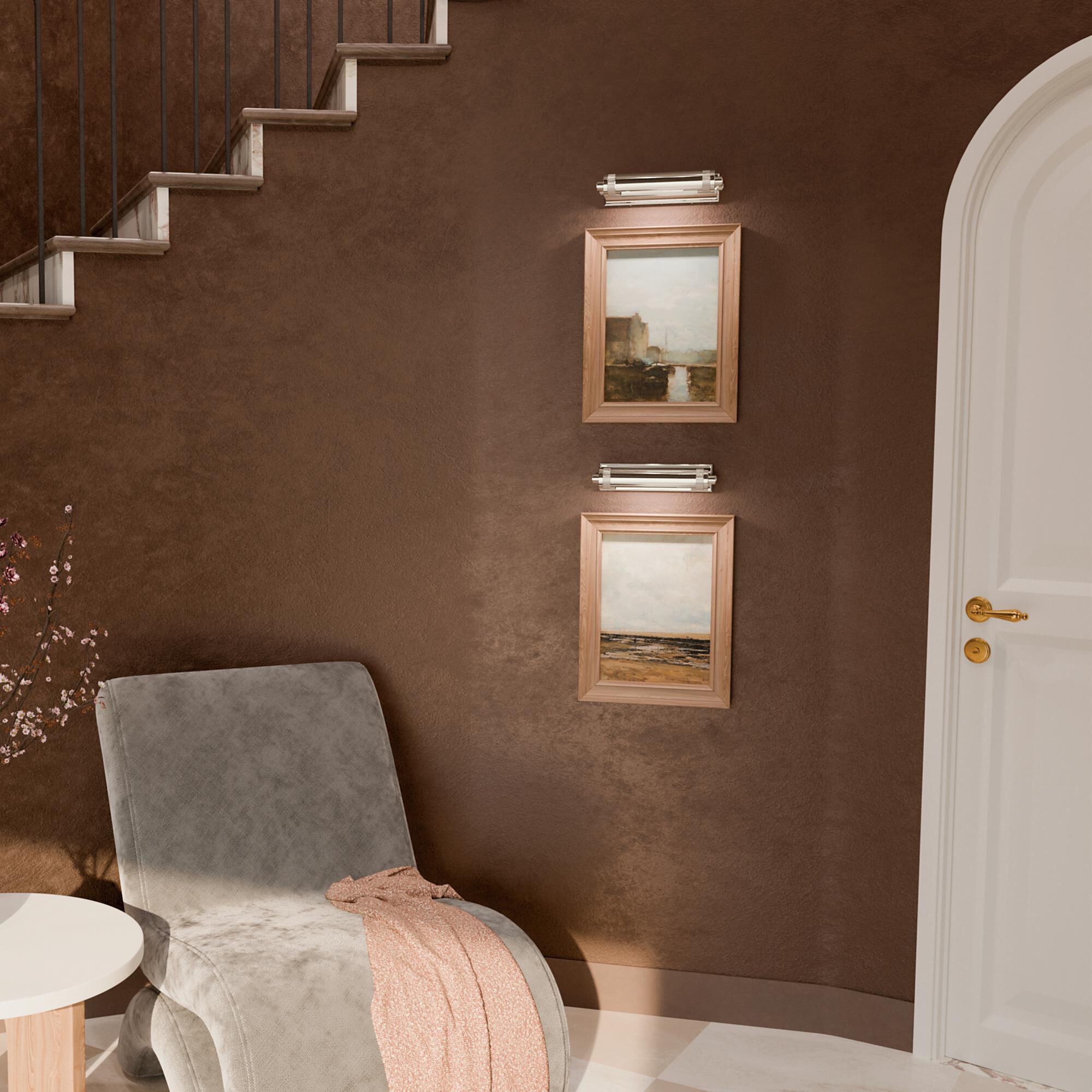 Shown in Polished Nickel finish and Metal shade