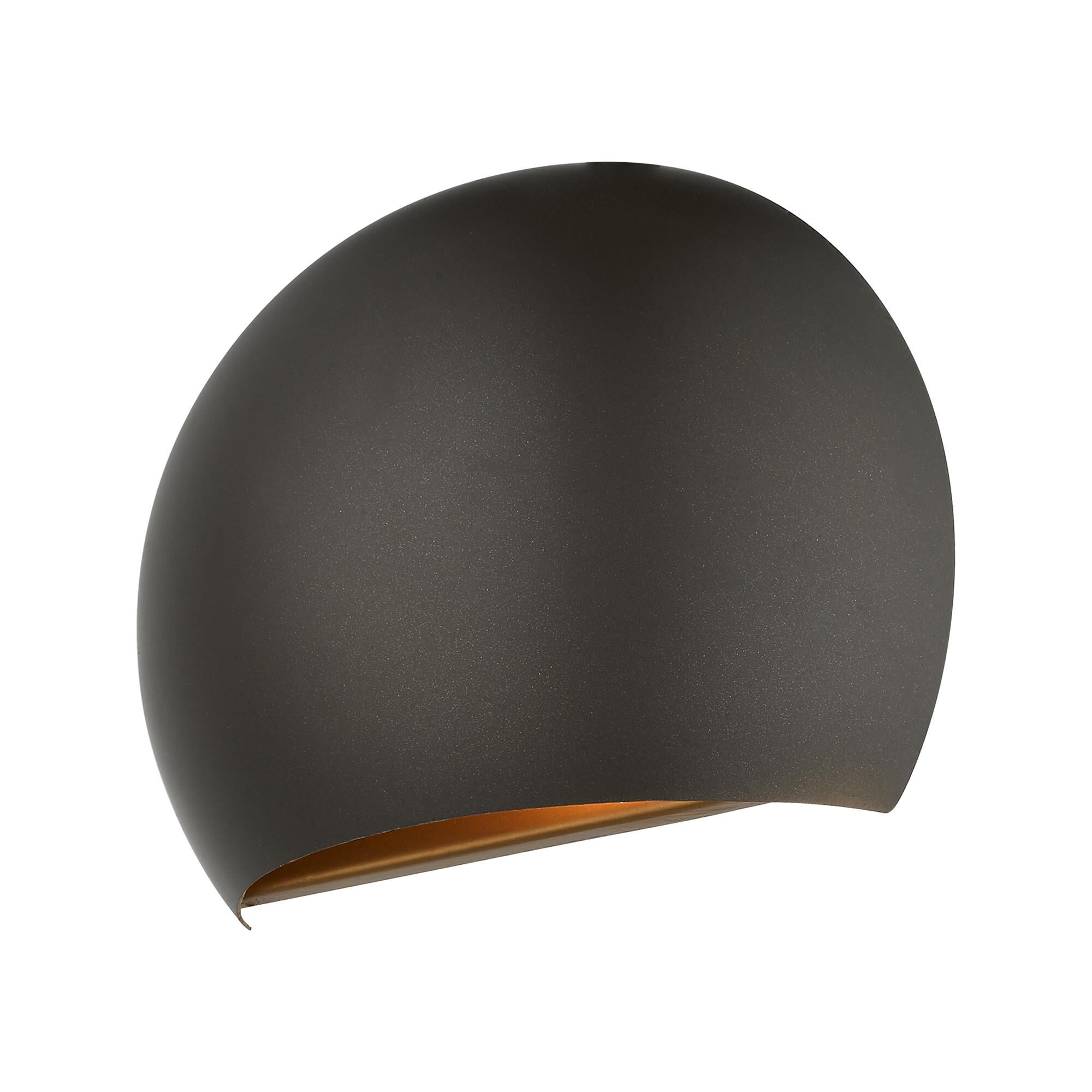 Shown in English Bronze finish and English Bronze with Gold Inside shade