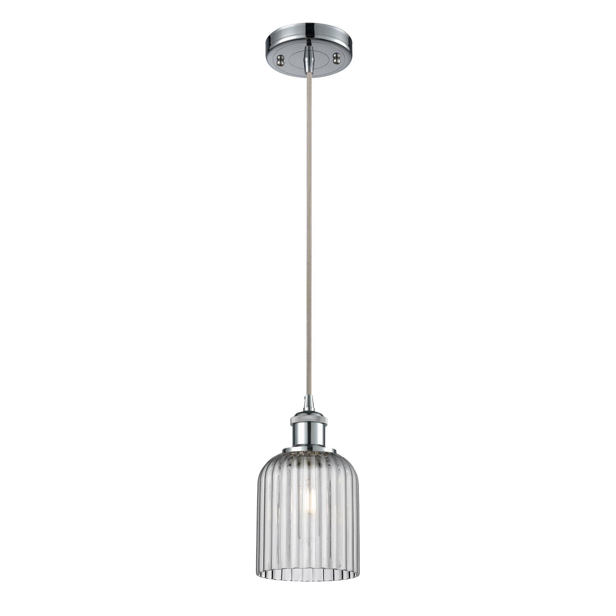 Shown in Polished Chrome finish and Light Smoke shade