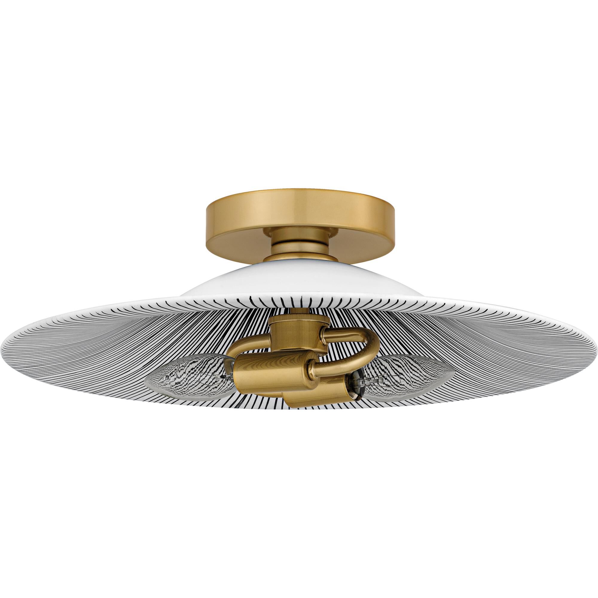 Indigo 16 Inch Flush Mount by Quoizel