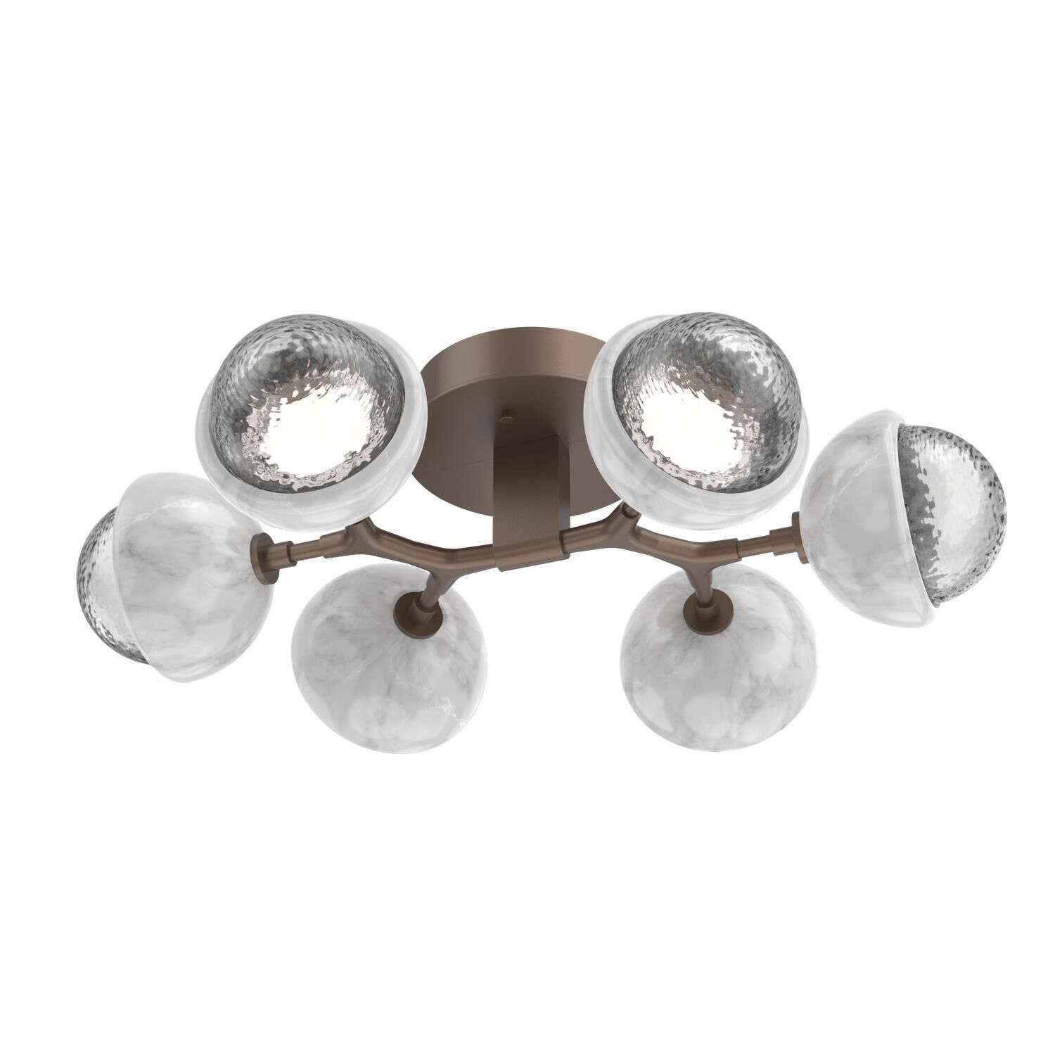 Levi Wilson Cabochon 27 Inch Flush Mount by Hammerton Studio
