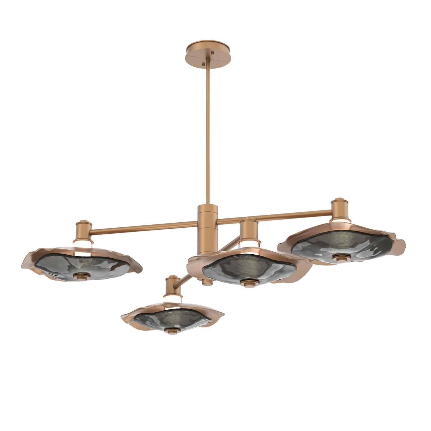 Shown in Novel Brass finish and Smoke Granite accent