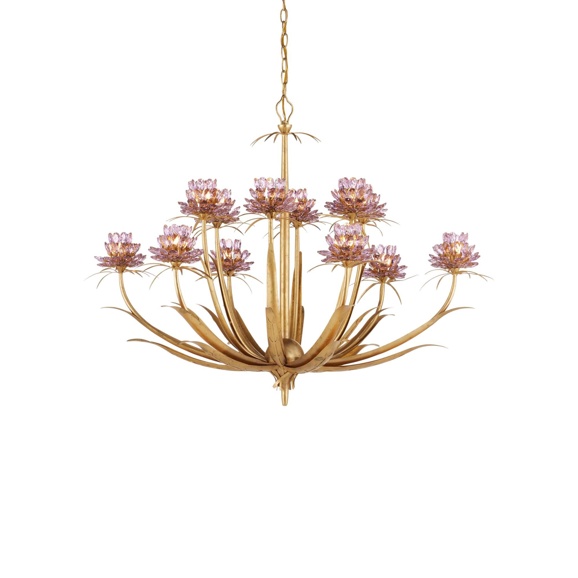 Shown in Pink and Dutch Gold Leaf finish