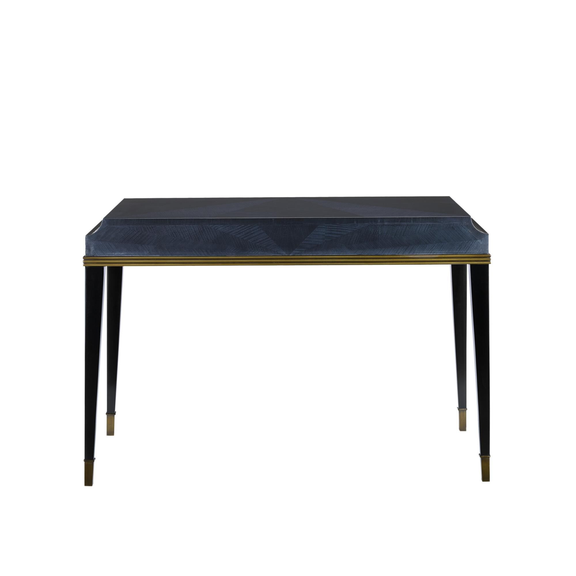 Shown in Dark Sapphire/Caviar Black/Antique Brass finish