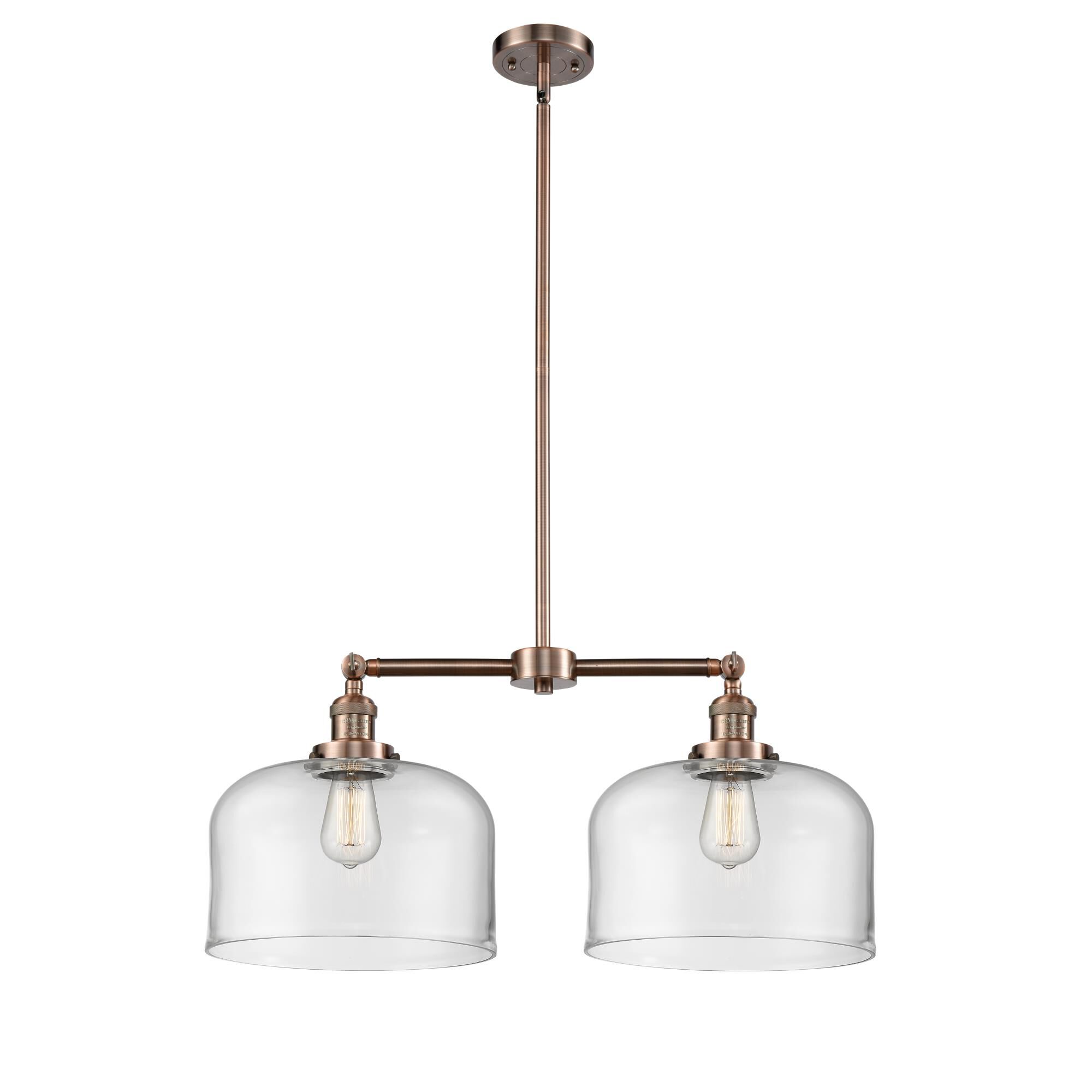Bruno Marashlian X-Large Bell 21 Inch 2 Light Mini Chandelier by Innovations Lighting