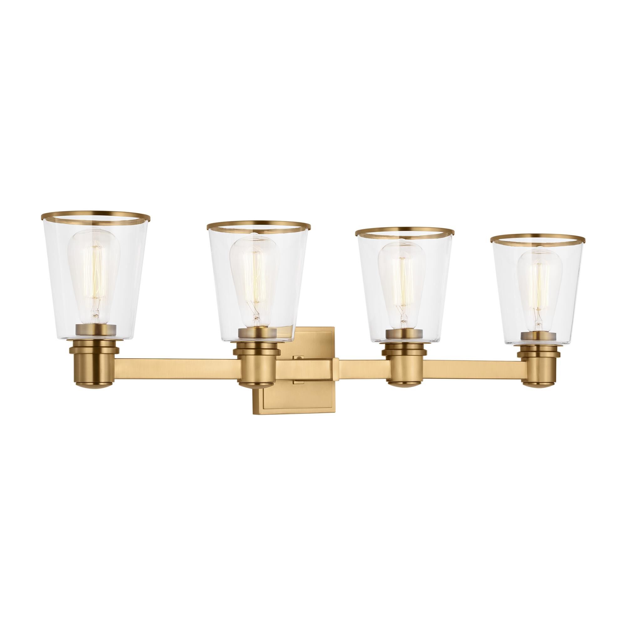 Chapman & Myers Alessa 31 Inch 4 Light Bath Vanity Light,