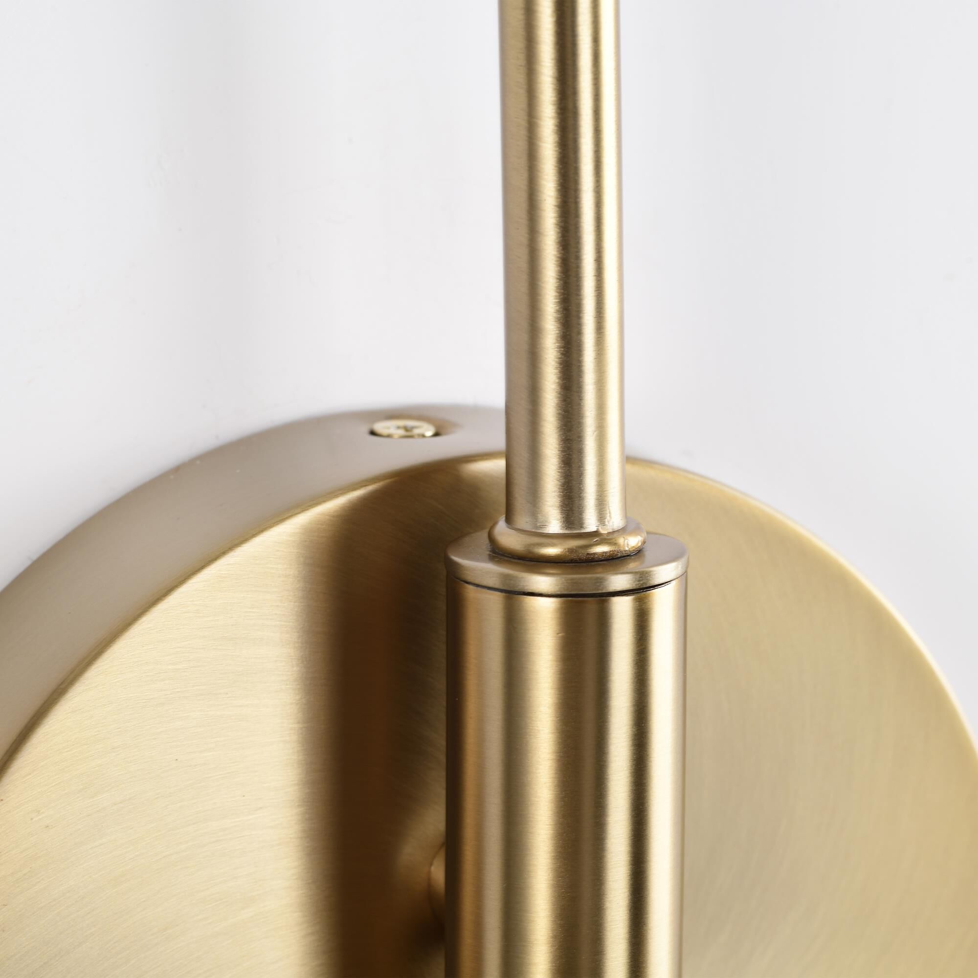 Shown in Matte Black and Burnished Brass finish