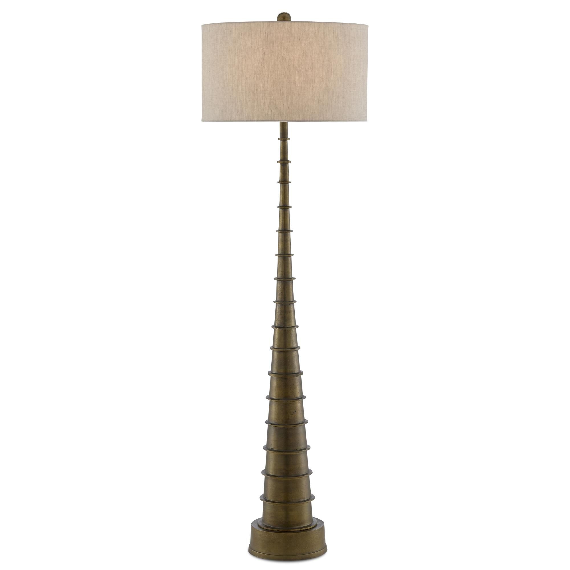 Auger 63 Inch Floor Lamp by Currey and Company