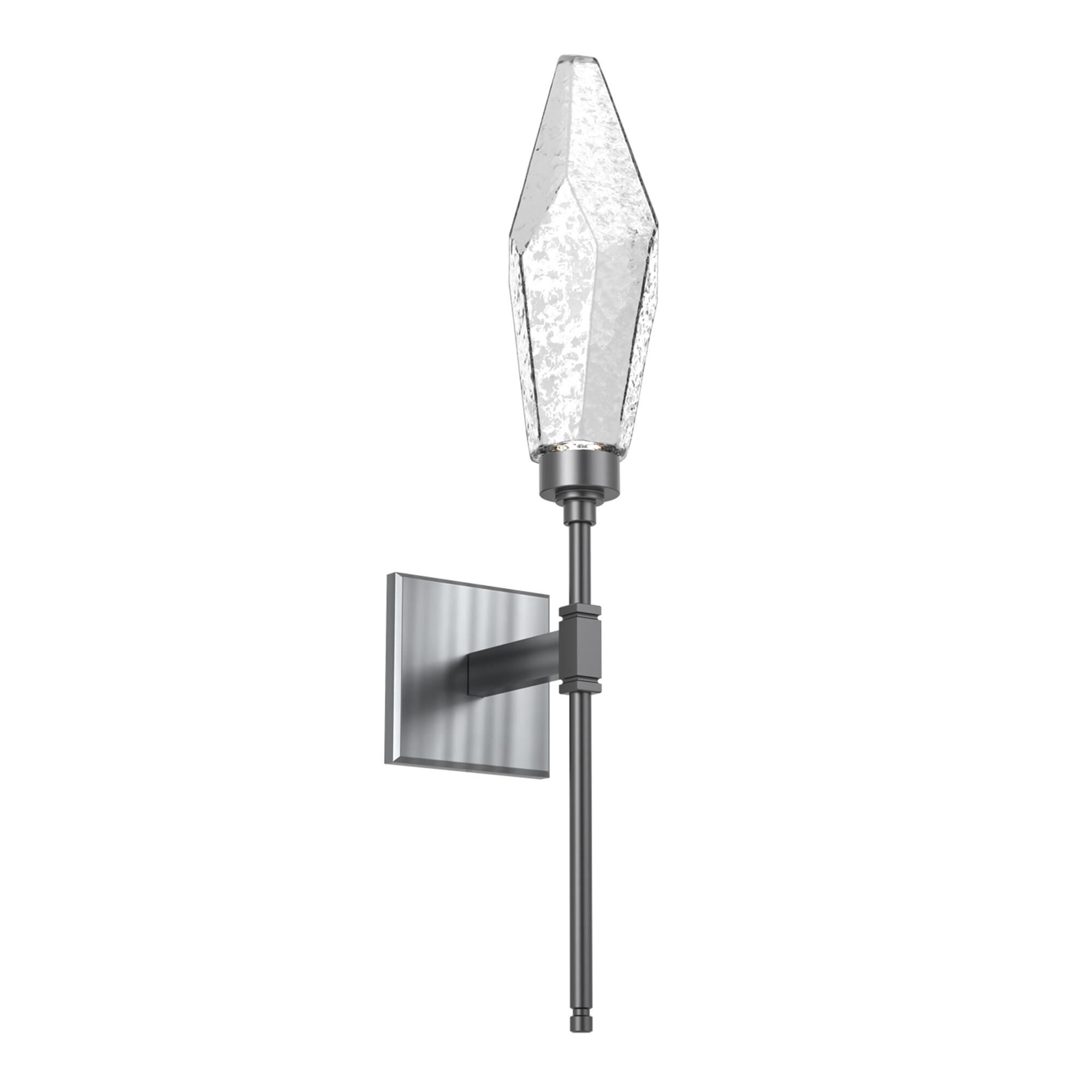 Rock Crystal Wall Sconce by Hammerton Studio