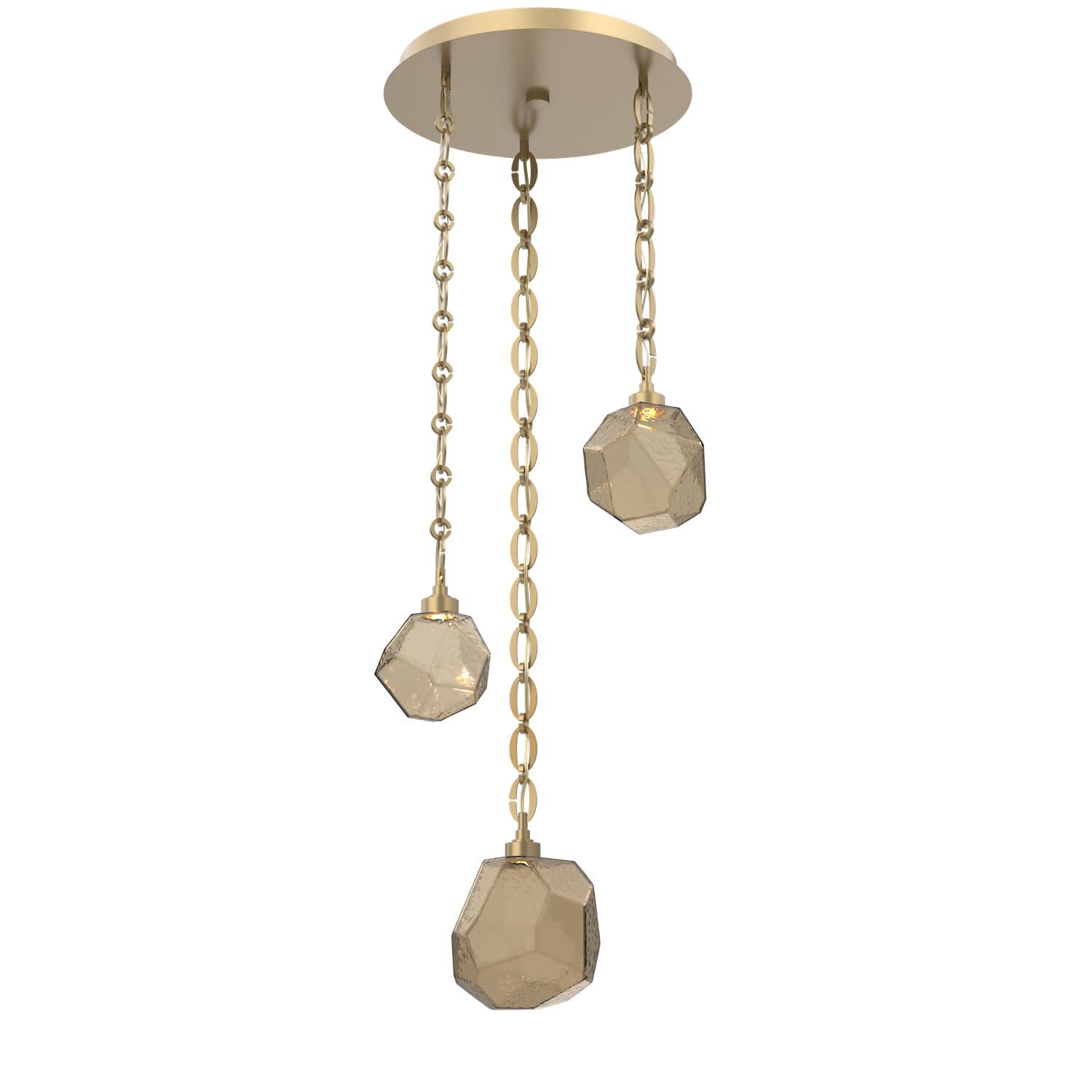 Levi Wilson Gem 21 Inch Multi Light Pendant by Hammerton Studio