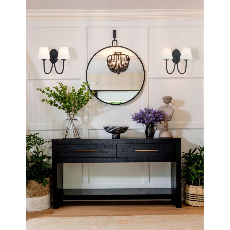 Juno Medium 2 Light Wall Sconce by Crystorama