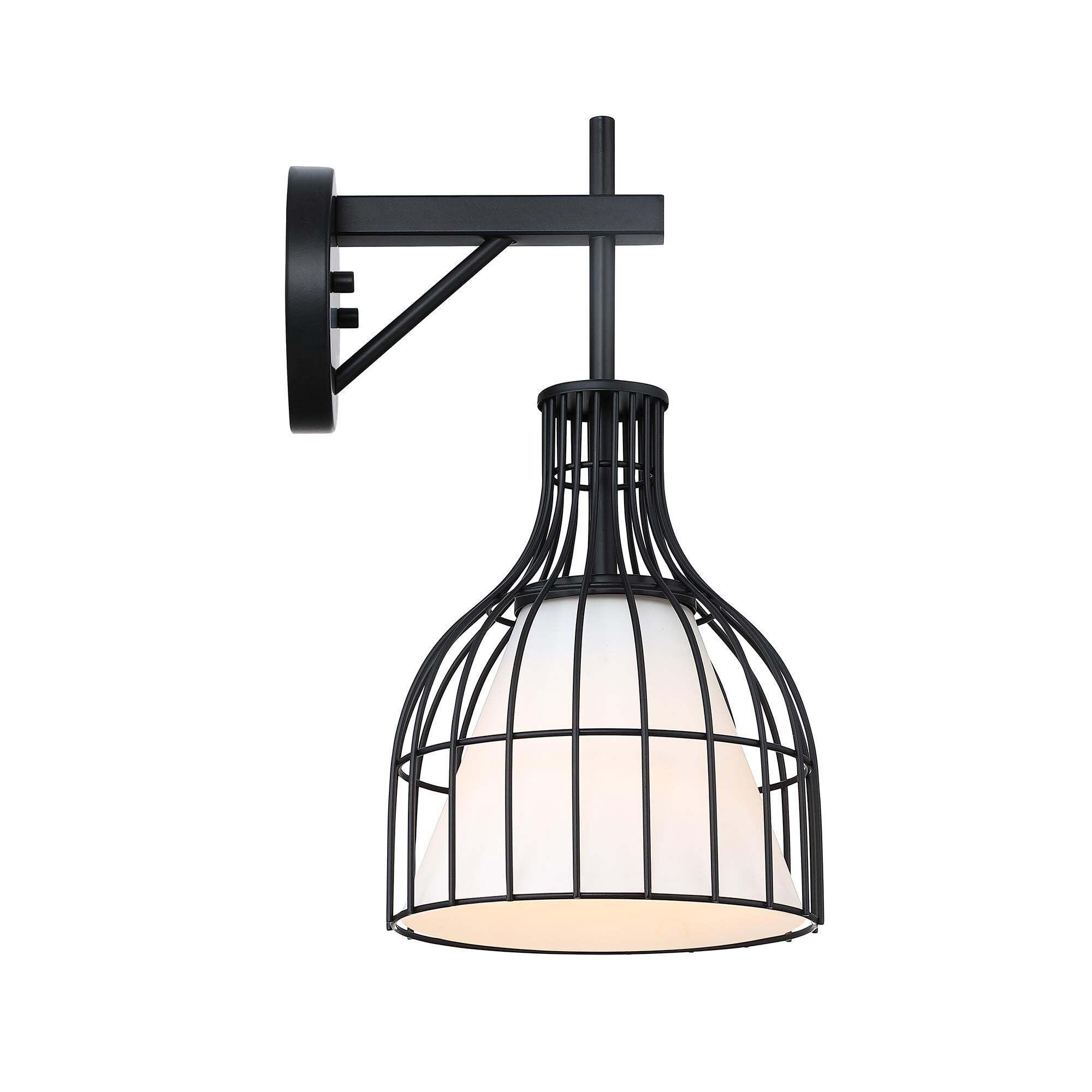 Shown in Matte Black finish and Etched Opal glass