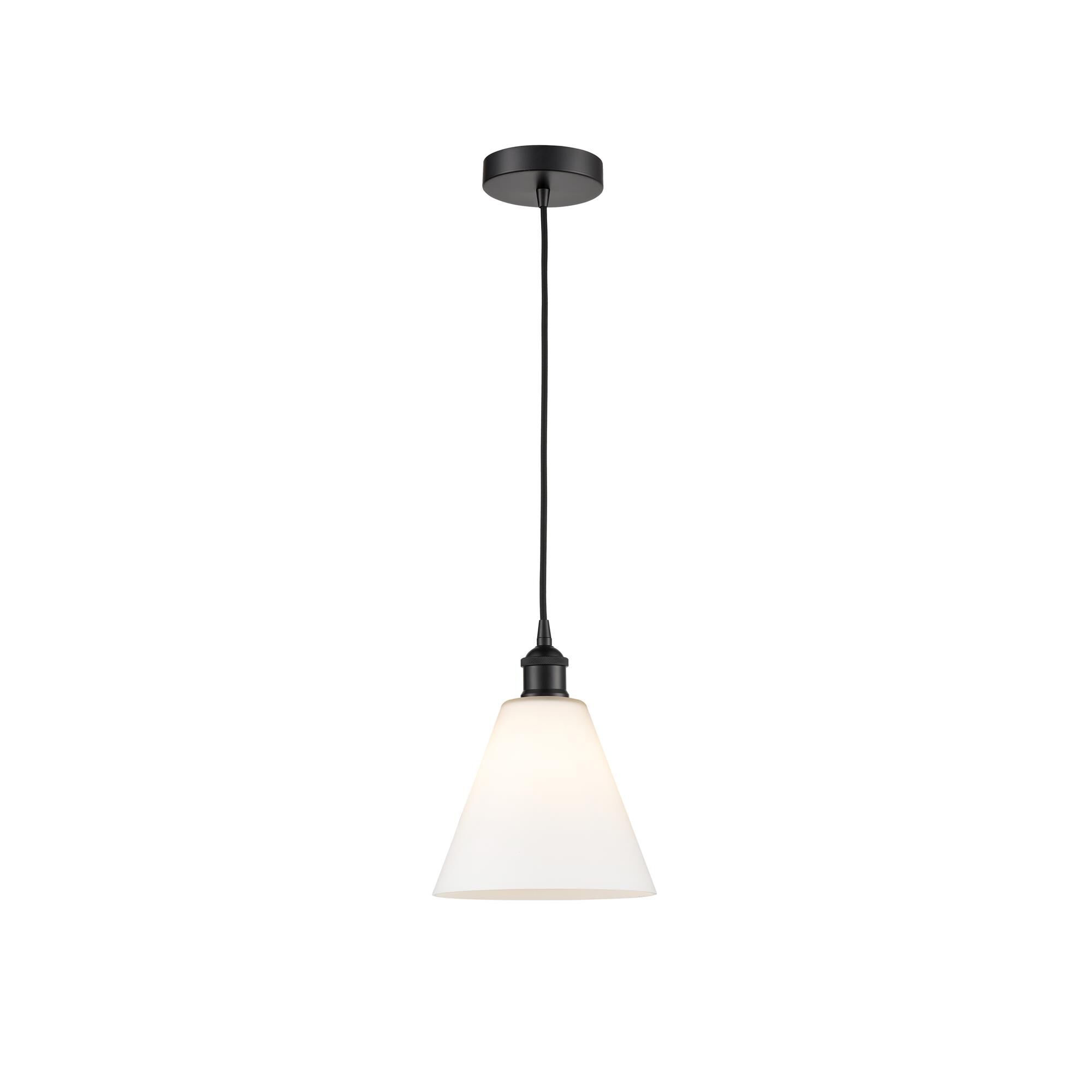 Shown in Matte Black finish and Matte White glass