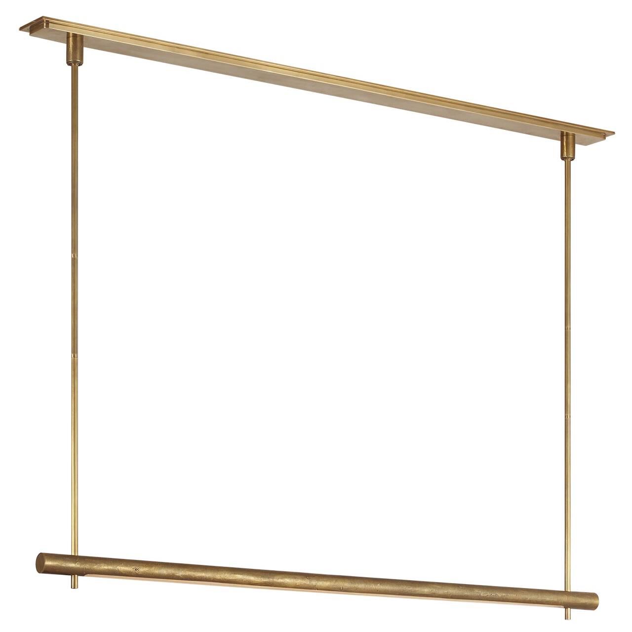 Shown in Museum Brass finish and Nova Frost glass