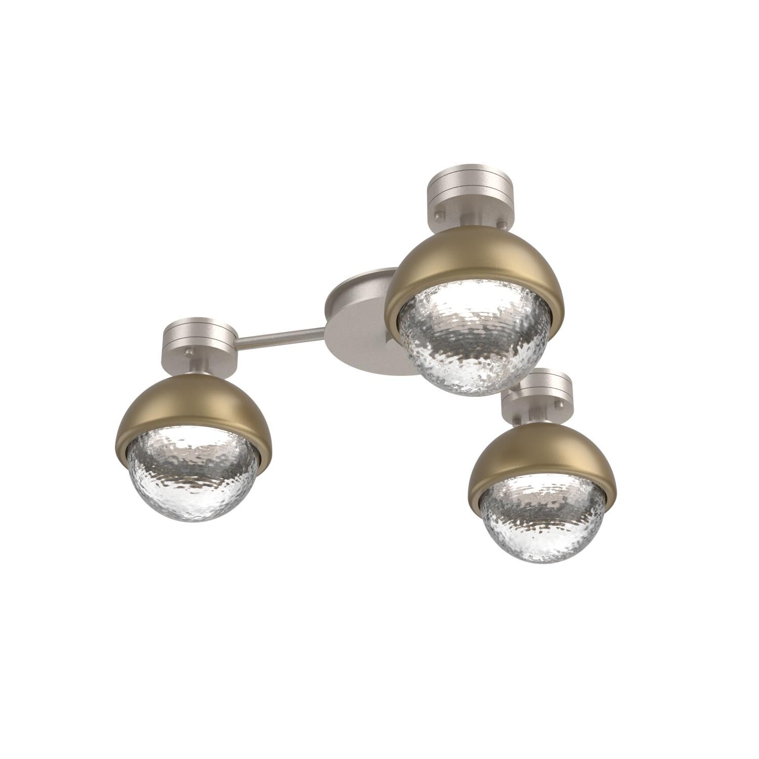Levi Wilson Cabochon 23 Inch Flush Mount by Hammerton Studio