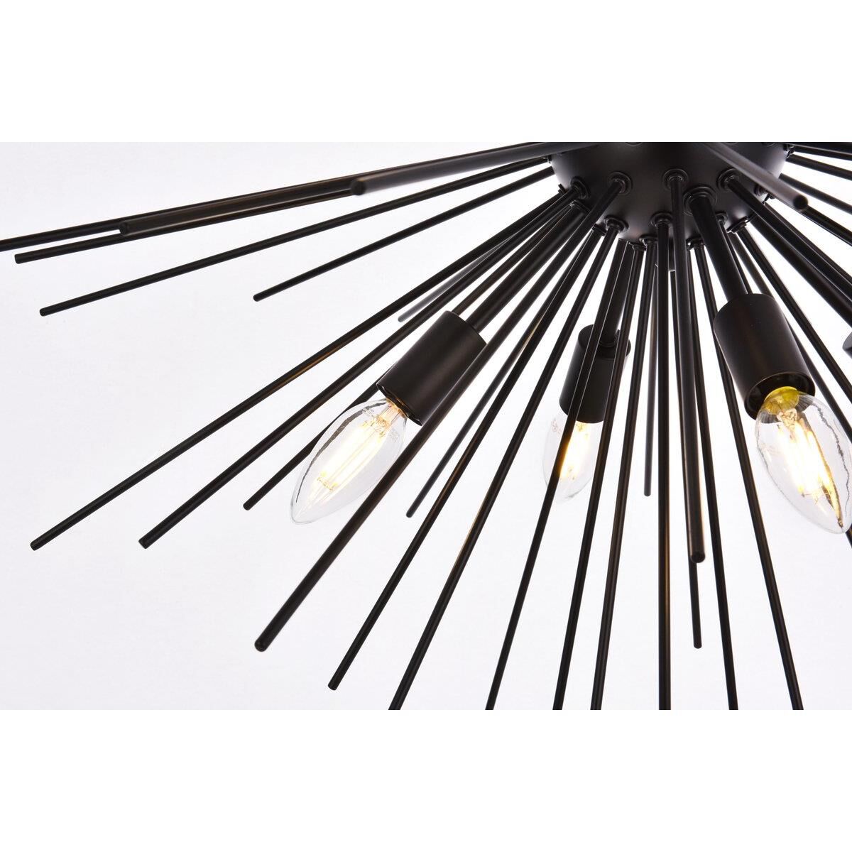 Timber 30 Inch Large Pendant by Elegant Lighting