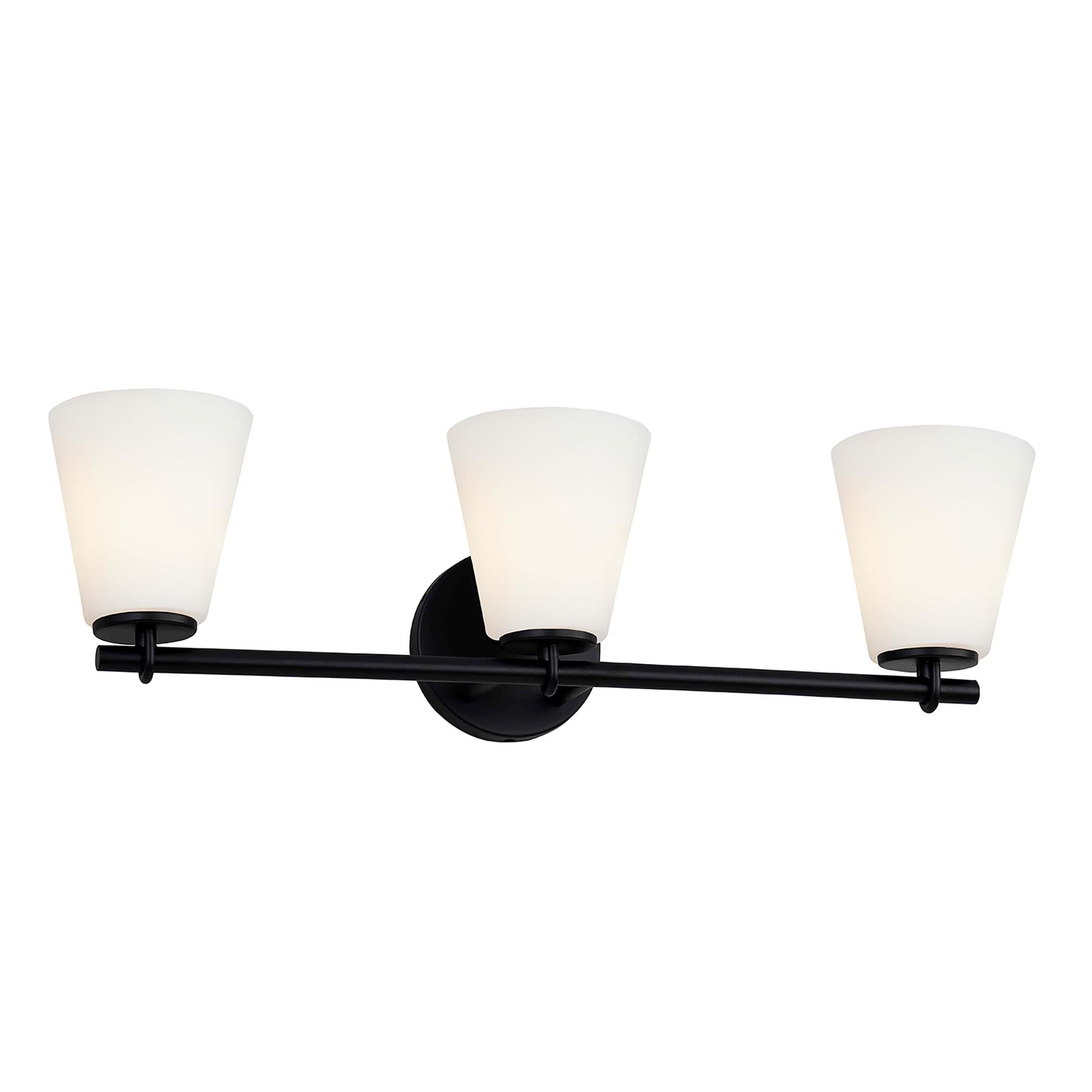 Fusion Alpino 25 Inch 3 Light Bath Vanity Light by Justice Design Group