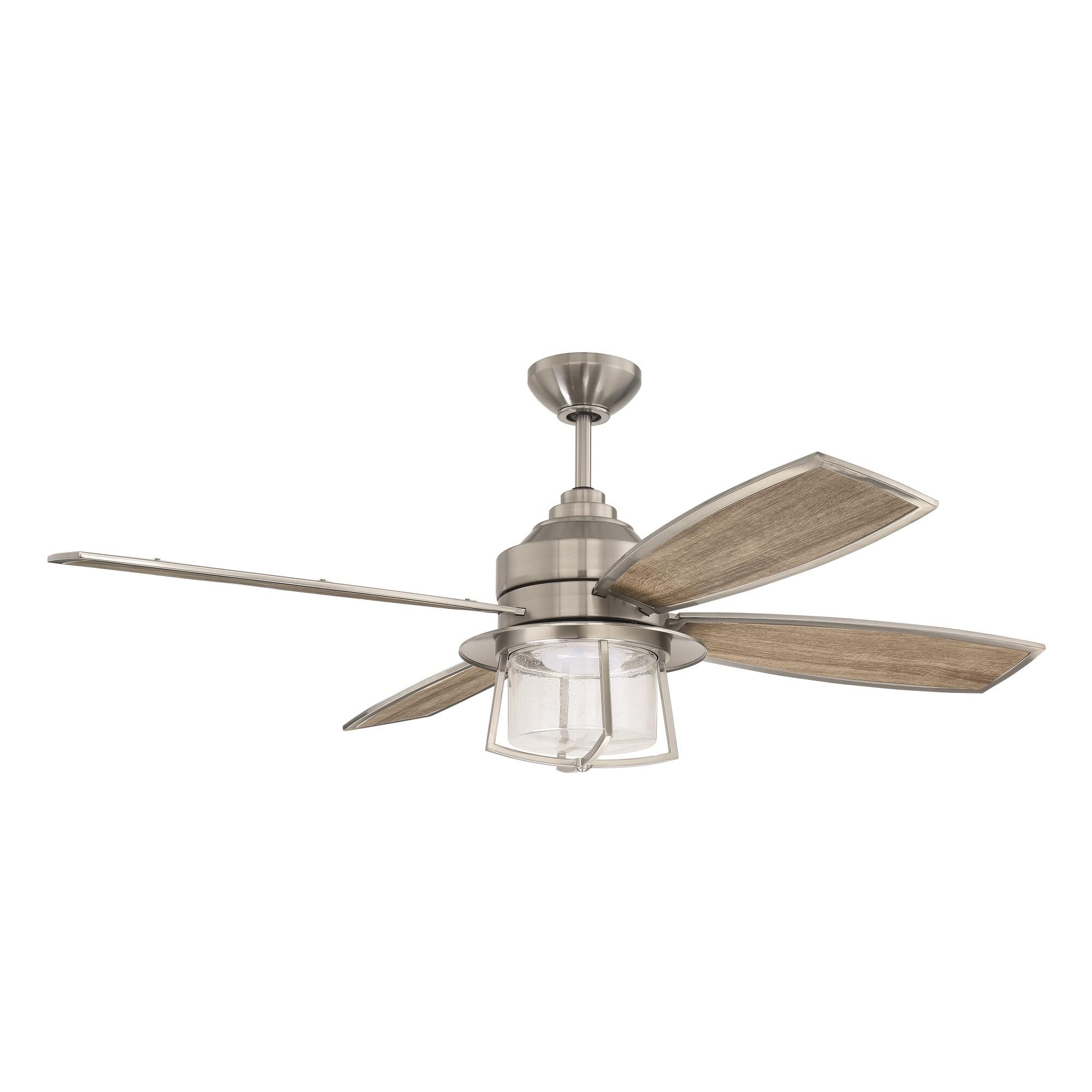 Waterfront Outdoor Rated 52 Inch Ceiling Fan with Light Kit by Craftmade