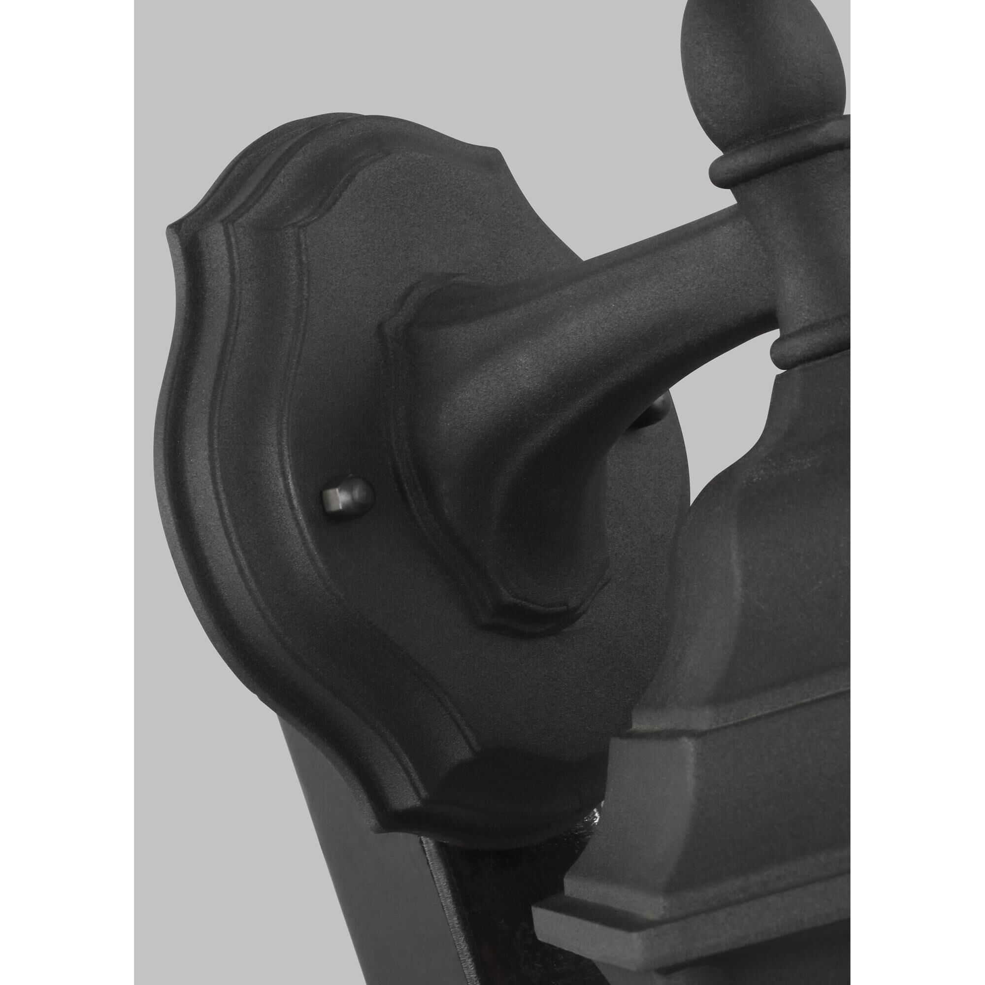 Shown in Black finish and Satin Etched glass