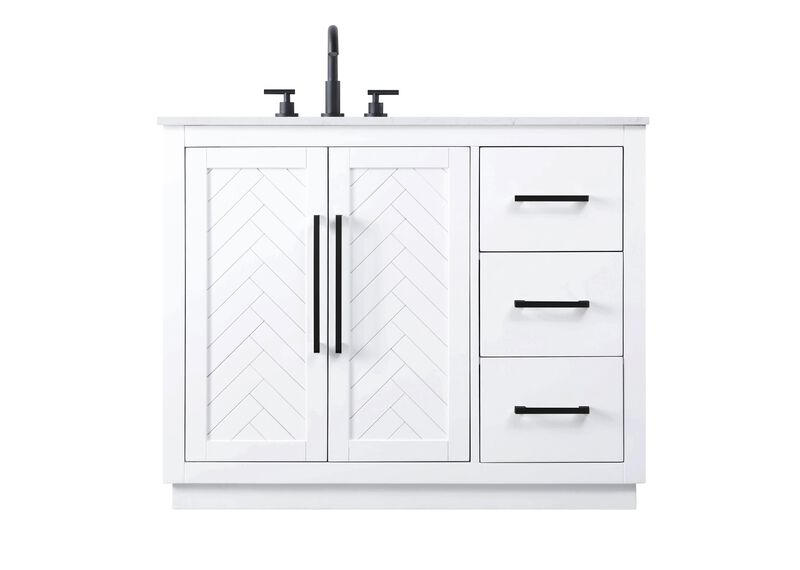 Chase 42 Inch Bath Vanity by Elegant Dcor
