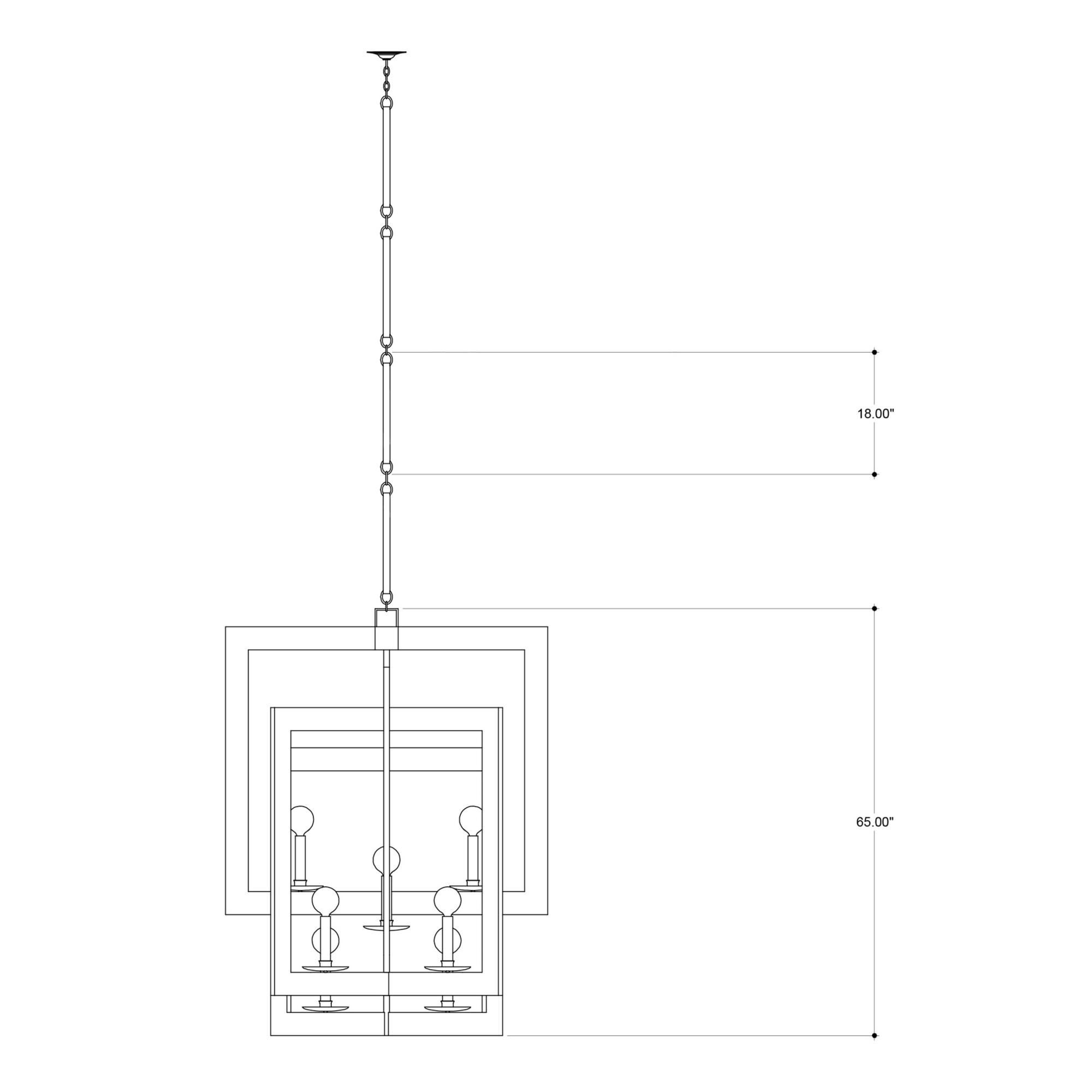 Middleton Grand 45 Inch 8 Light Chandelier by Currey and Company
