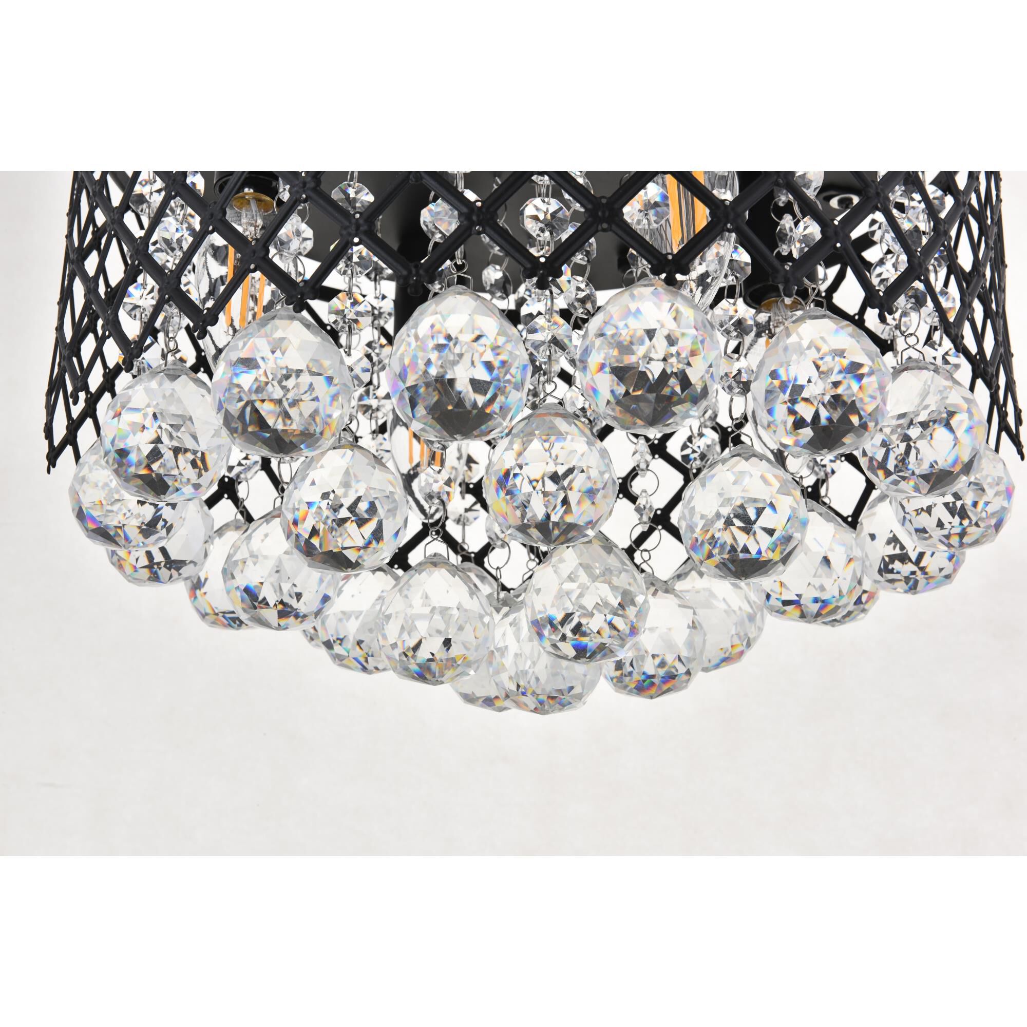 Tully 13 Inch 4 Light Flush Mount by Elegant Lighting
