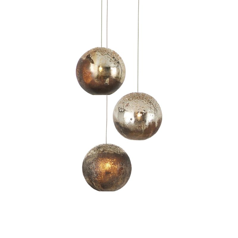 Pathos 10 Inch 3 Light LED Multi Light Pendant by Currey and Company