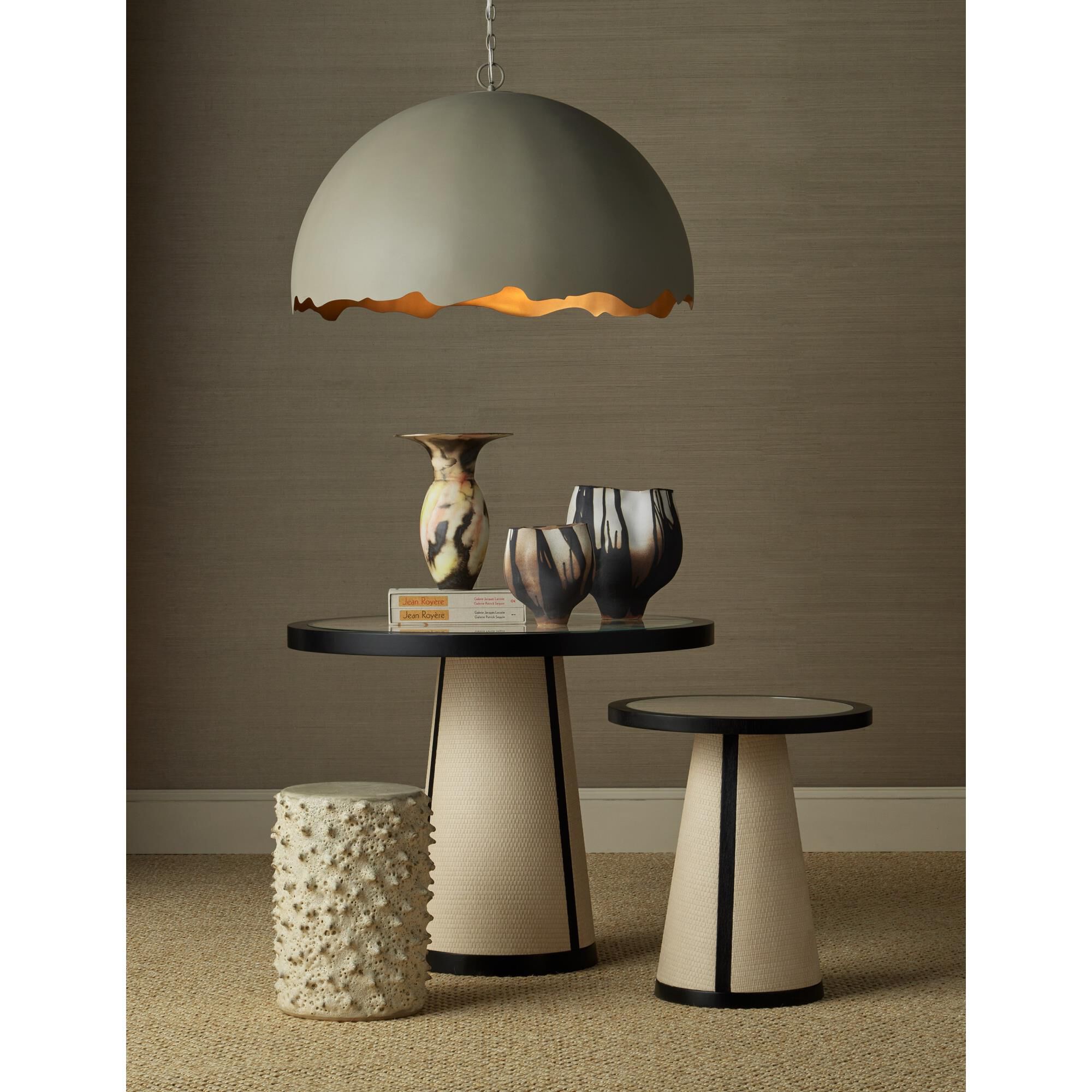 Deanna 38 Inch Accent Table by Currey and Company