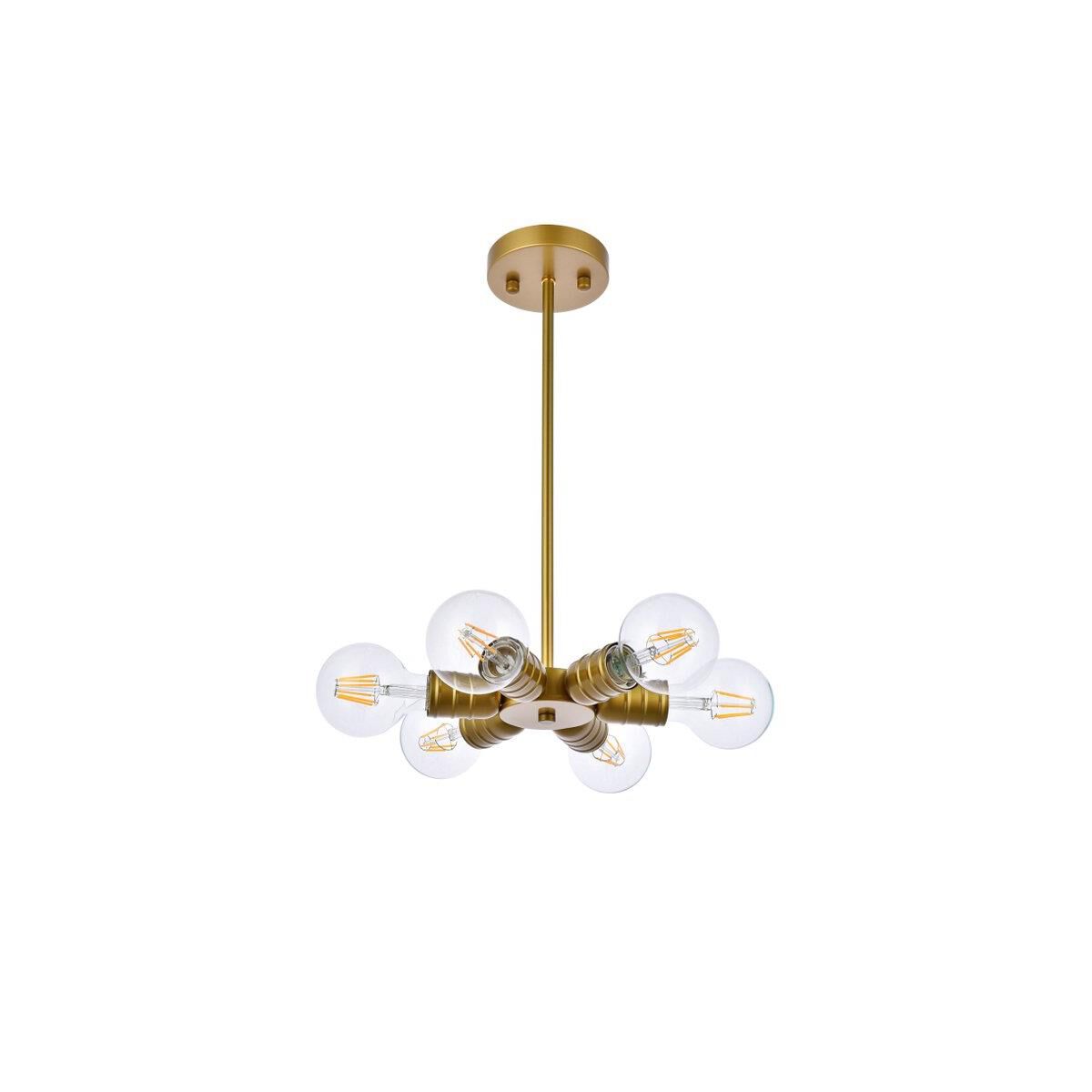 Reyes 8 Inch Mini Pendant by Elegant Lighting
