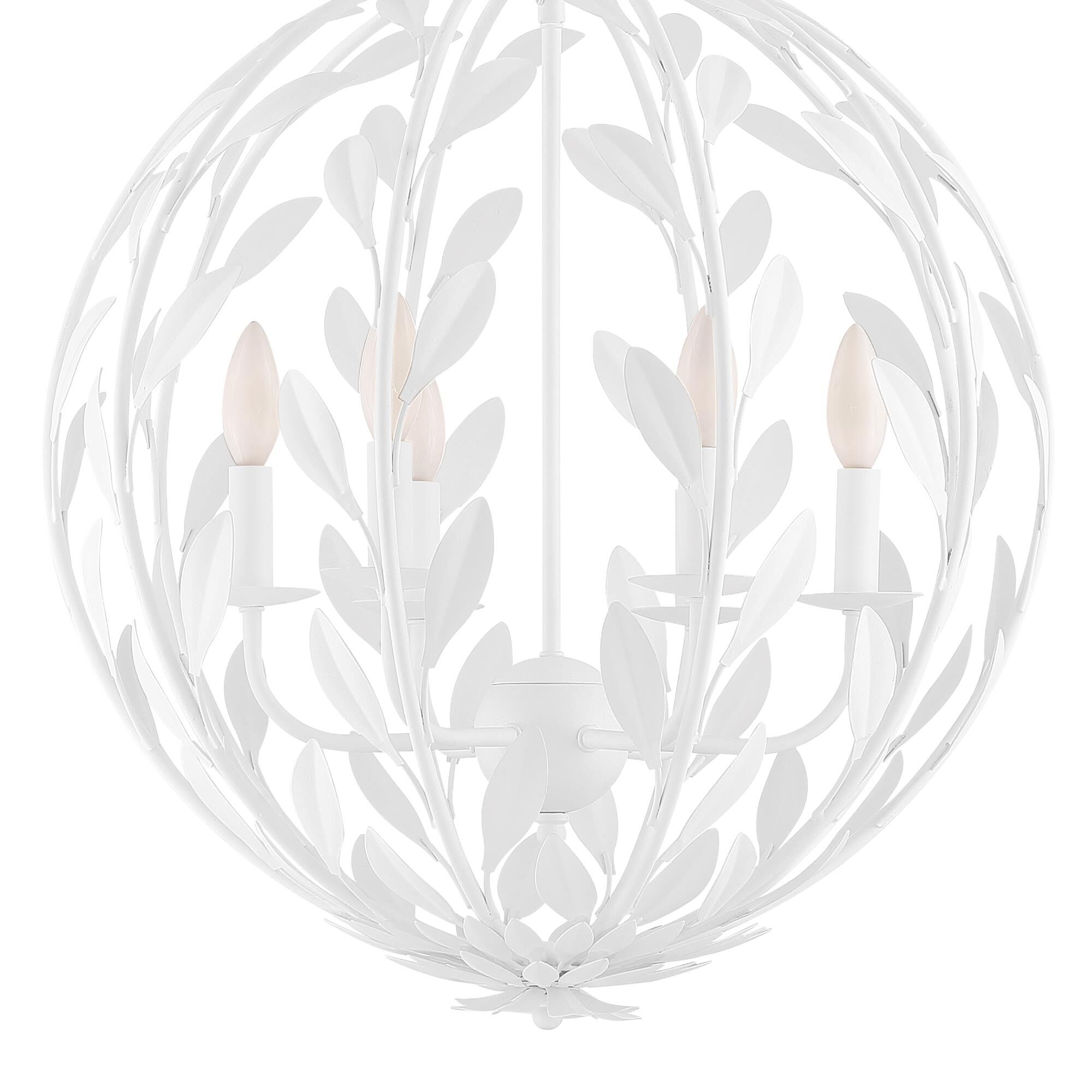 Broche 21 Inch 6 Light Mini Chandelier by Crystorama