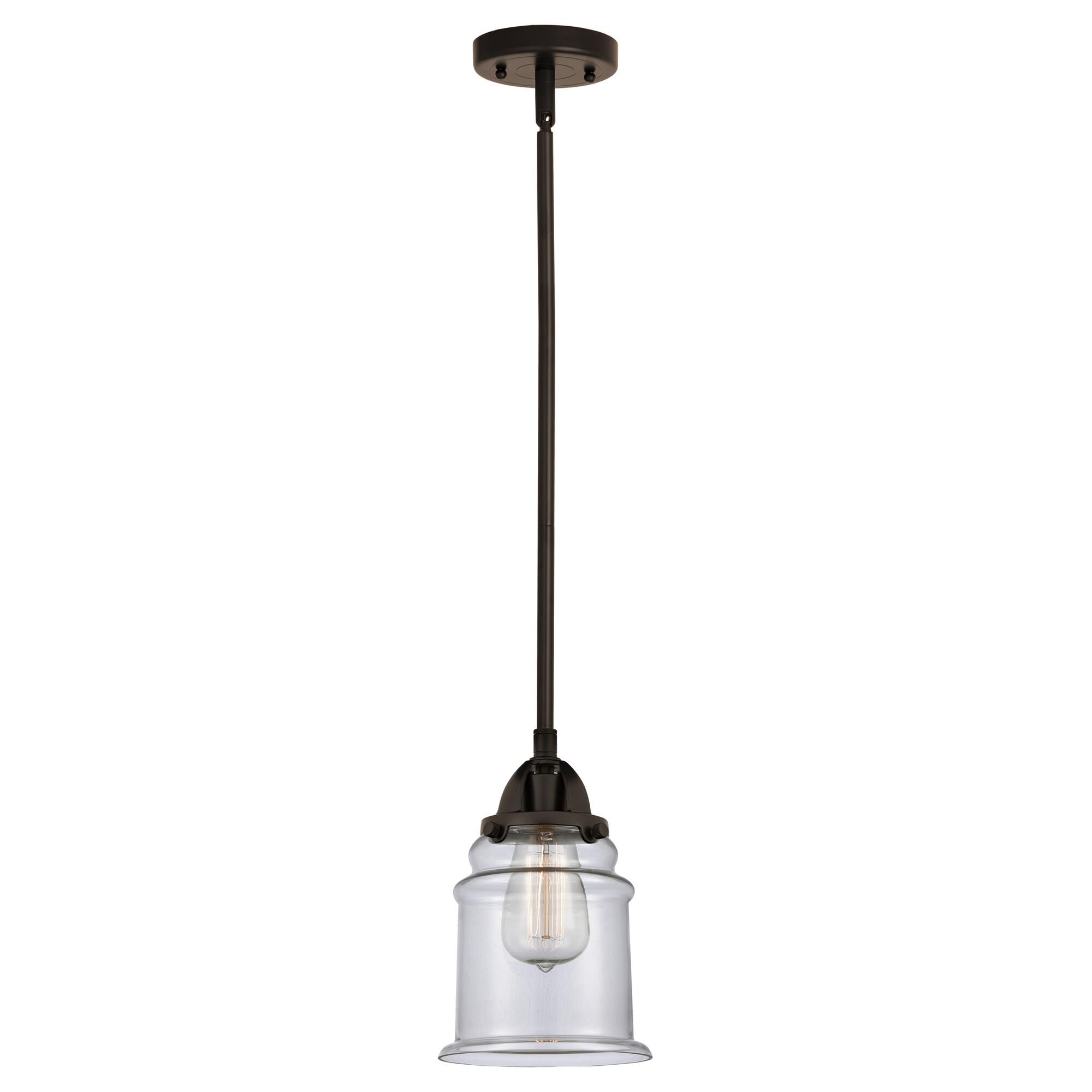 Shown in Oil Rubbed Bronze finish and Clear glass
