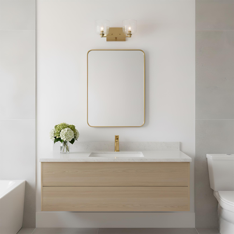 Drew & Jonathan Lochdale 15 Inch 2 Light Bath Vanity Light by Visual Comfort Studio